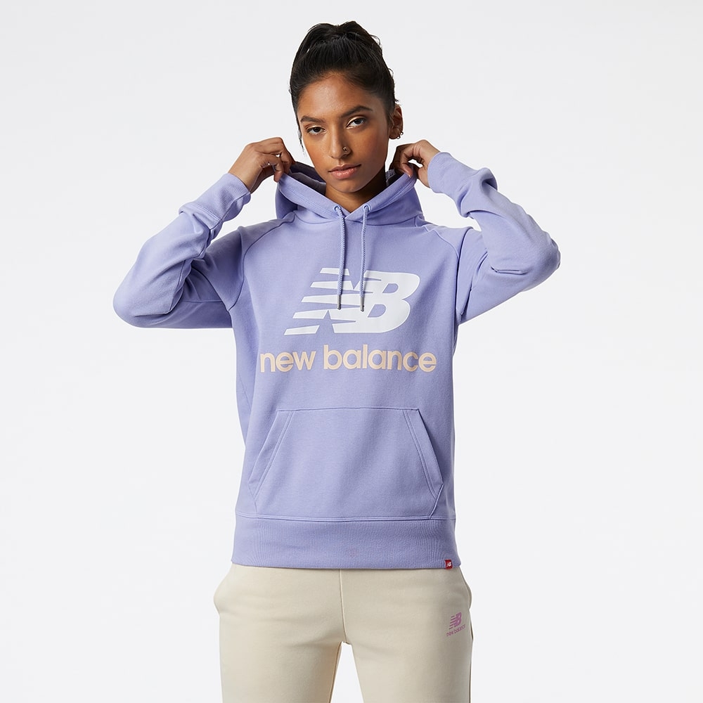 New Balance Buzo Essentials Pullover WT91523, Violet, swatch