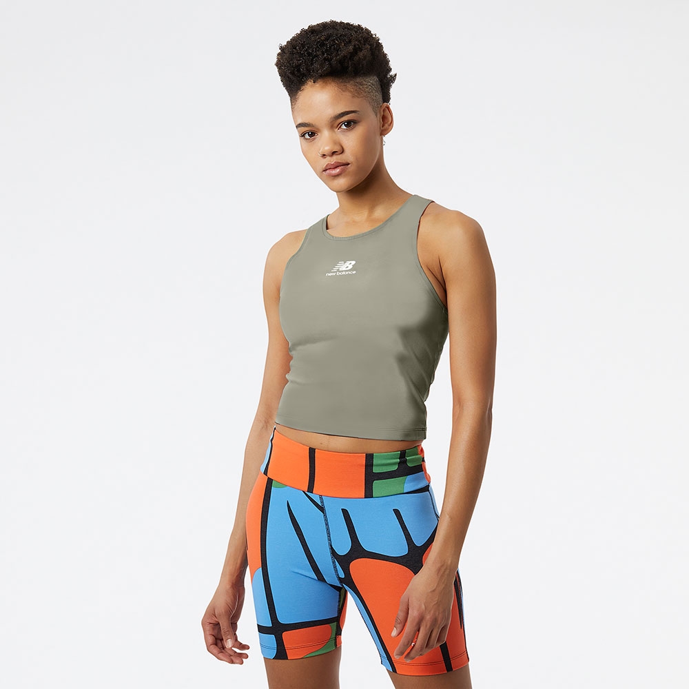 New Balance Musculosa  Athletics WT23562, Military green, swatch