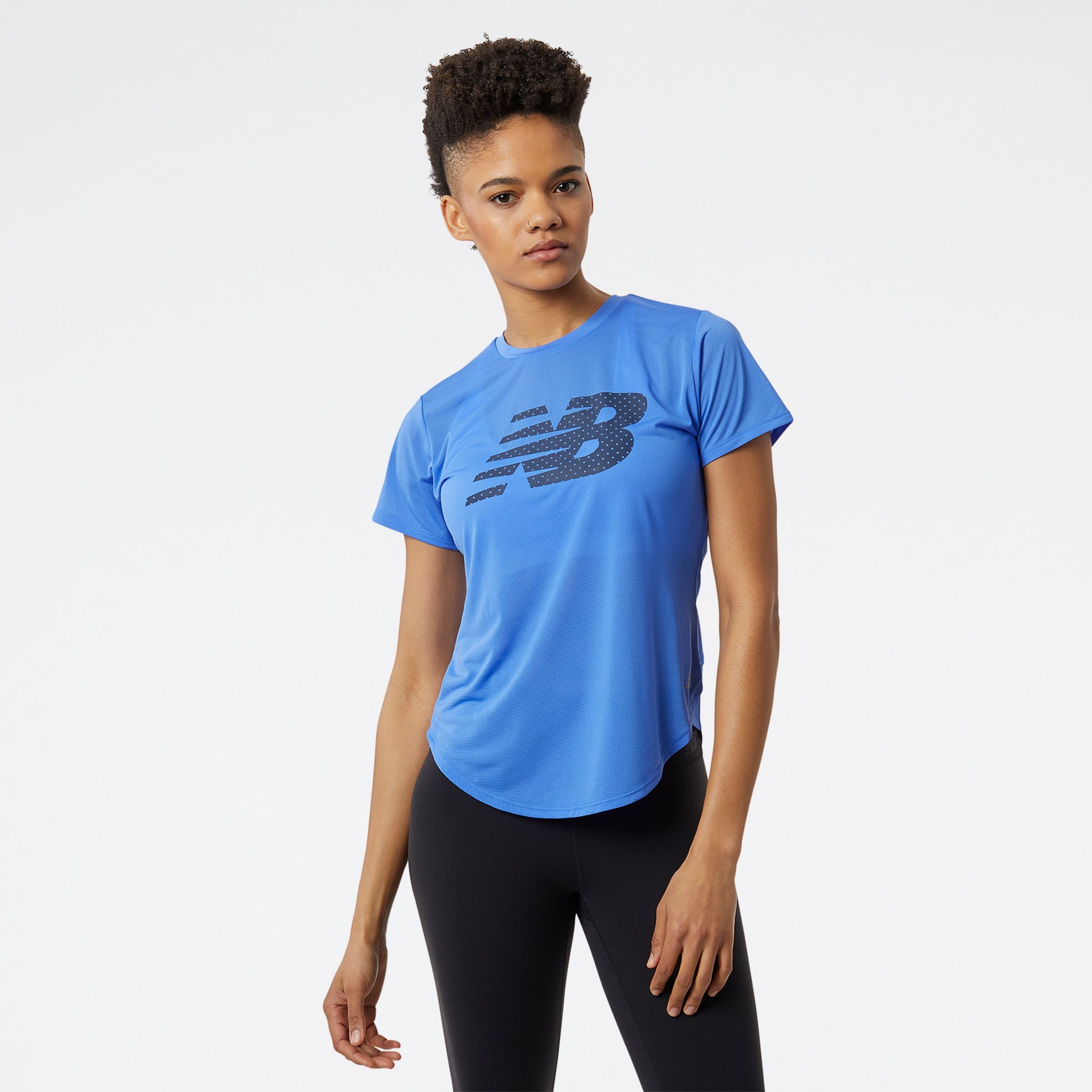 New Balance Remera Graphic Accelerate WT23224, Sky blue, swatch