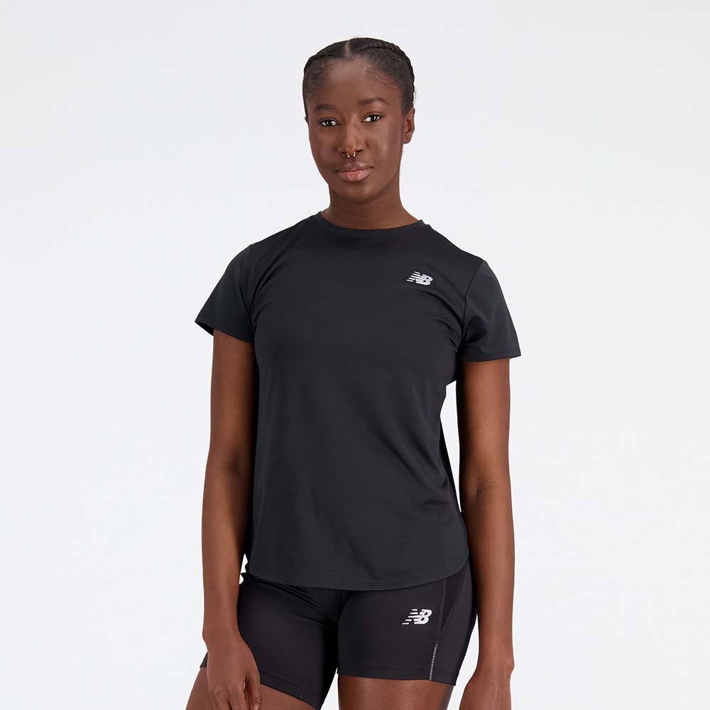 New Balance Remera Accelerate  WT11220, Black, swatch
