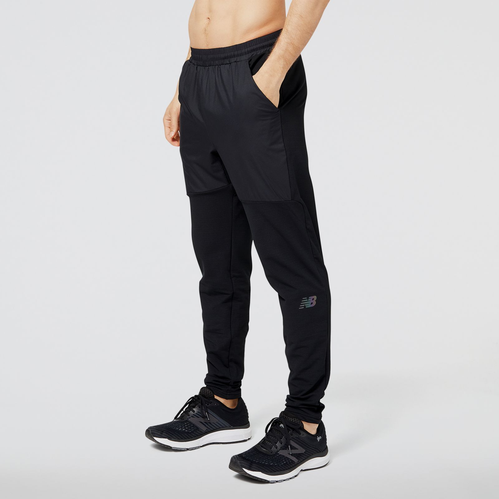 New Balance Pantal&oacute;n Q Speed Jogger MP23287, Black, large