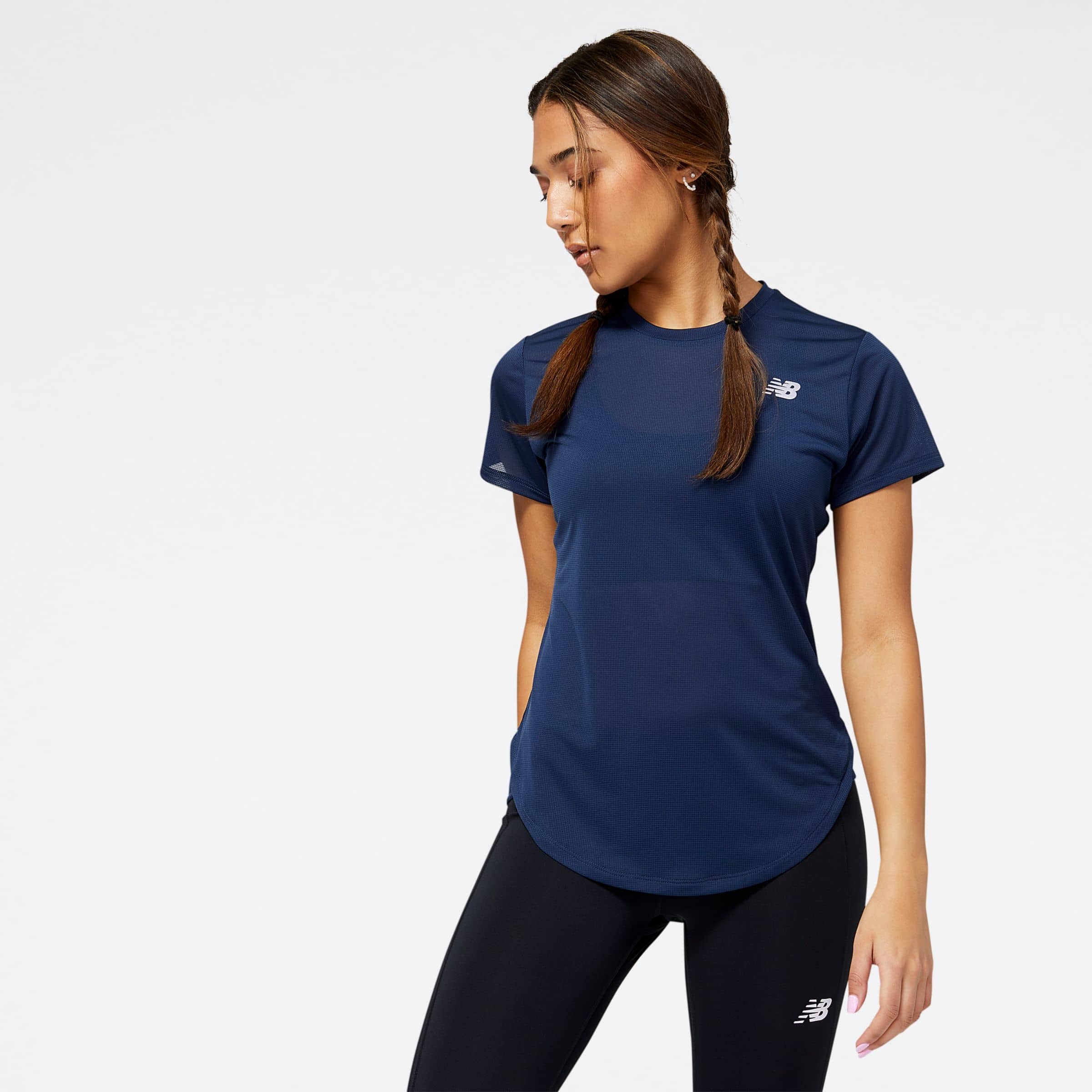 New Balance Remera Accelerate WT23222, Blue, swatch