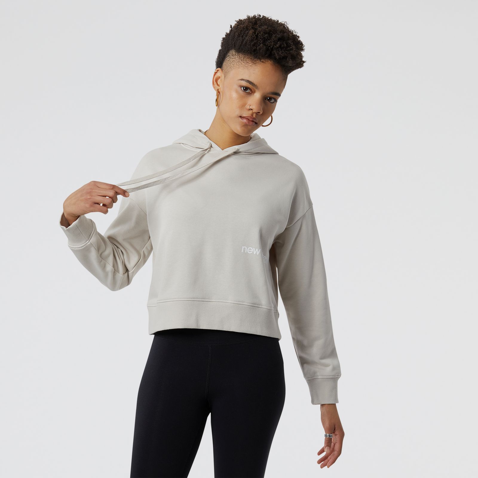 New Balance Buzo Essentials Hood WT23512, Beige, swatch