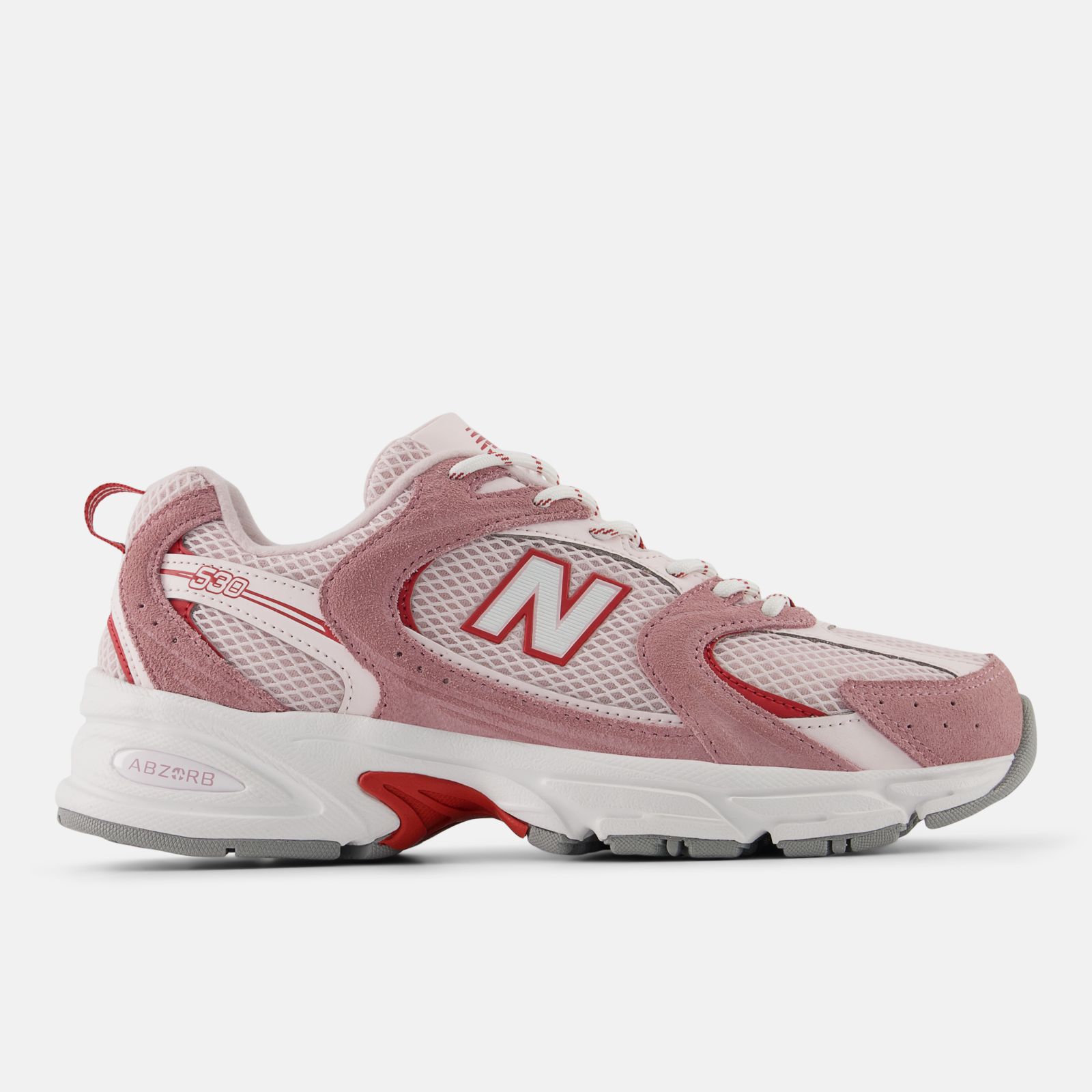 New Balance 530, Rosewood/Pink Salt/Shadow Red, swatch