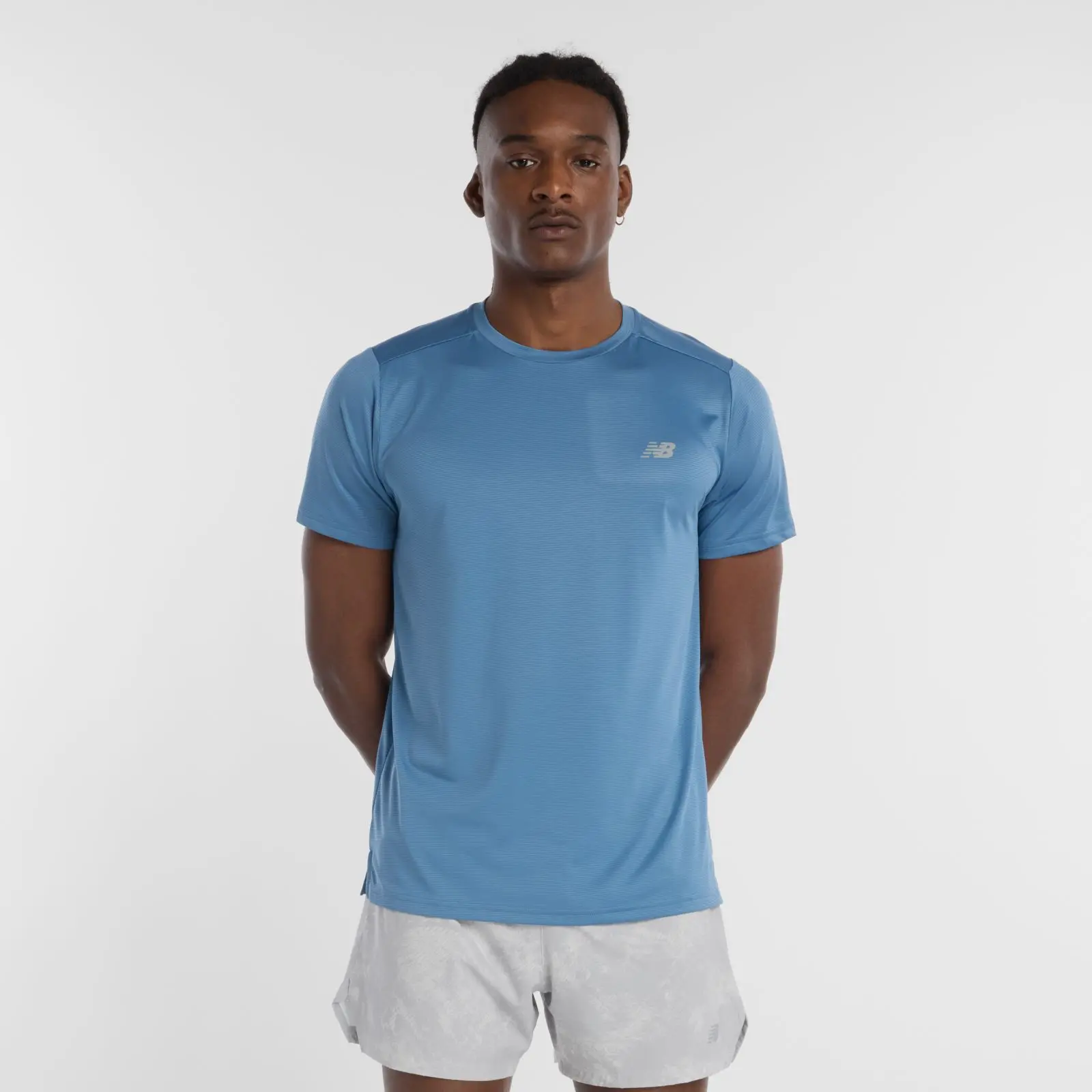 New Balance Remera Sport Essentials T-Shirt MT41222, Shoreline blue, swatch