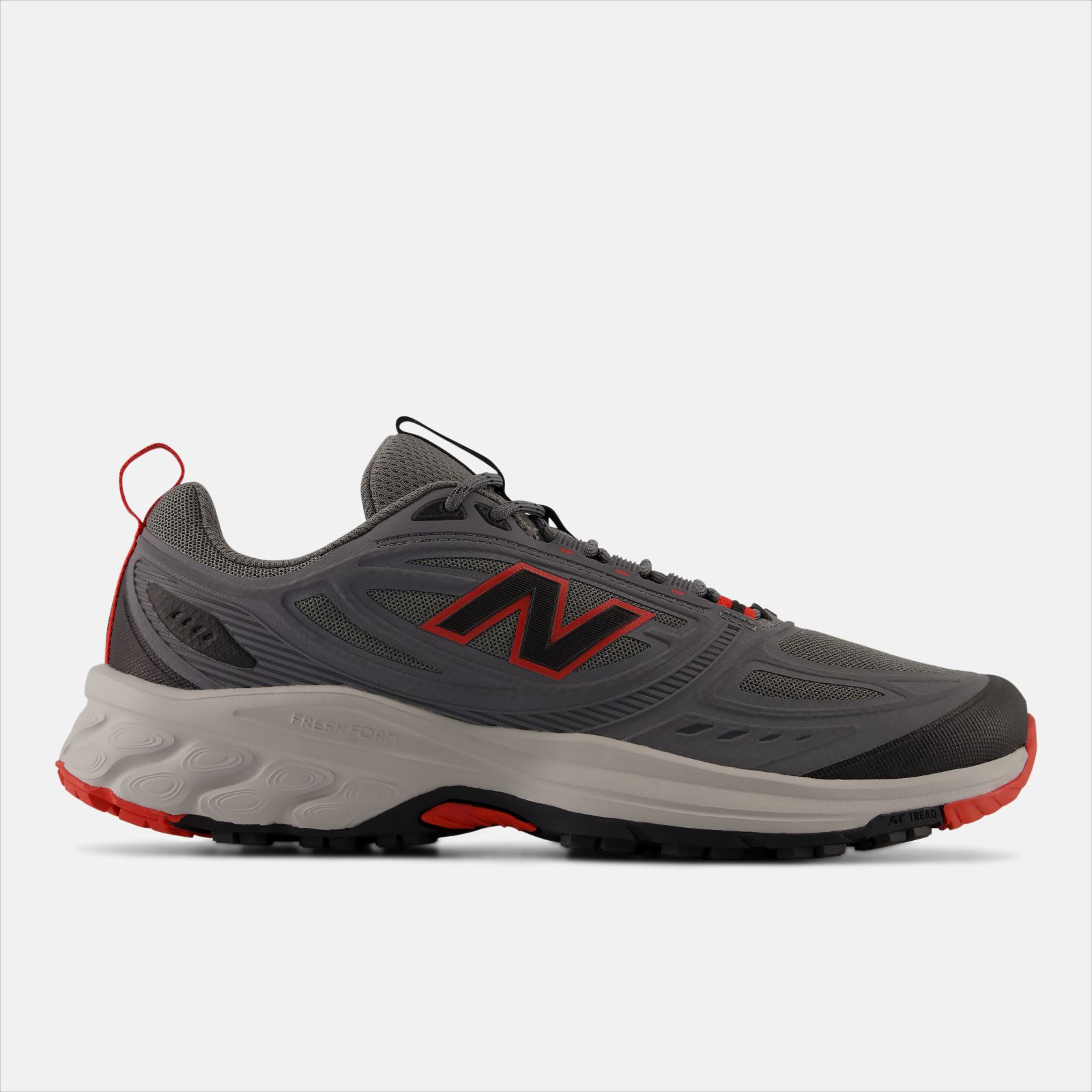 New Balance Fresh Foam 410 v9, Grey/Red, swatch