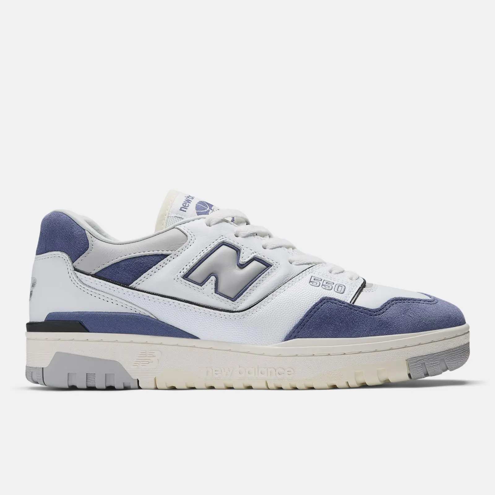 New Balance 550, White/dream state, swatch