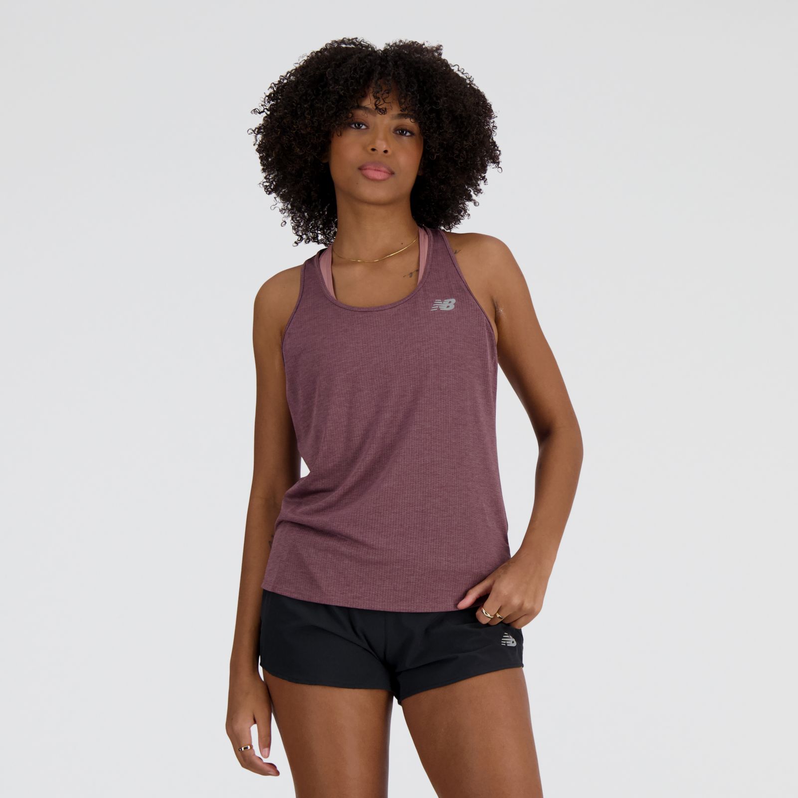 New Balance Musculosa Athletics Tank WT41250, Licorice, swatch