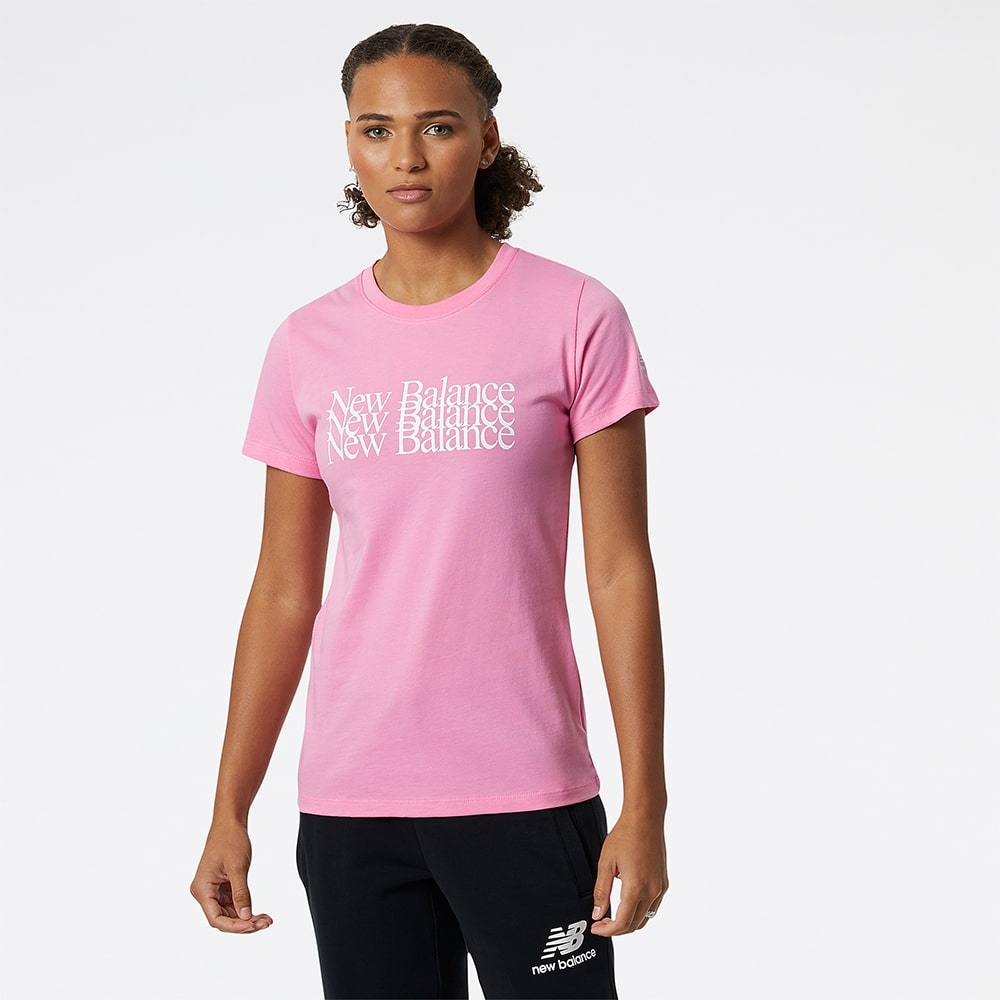 New Balance Remera Essentials Celebrate WT21507, Pink, swatch