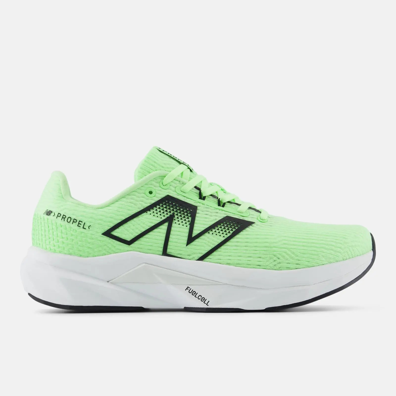New Balance FuelCell Propel v5, Mint Flash/White/Black, swatch