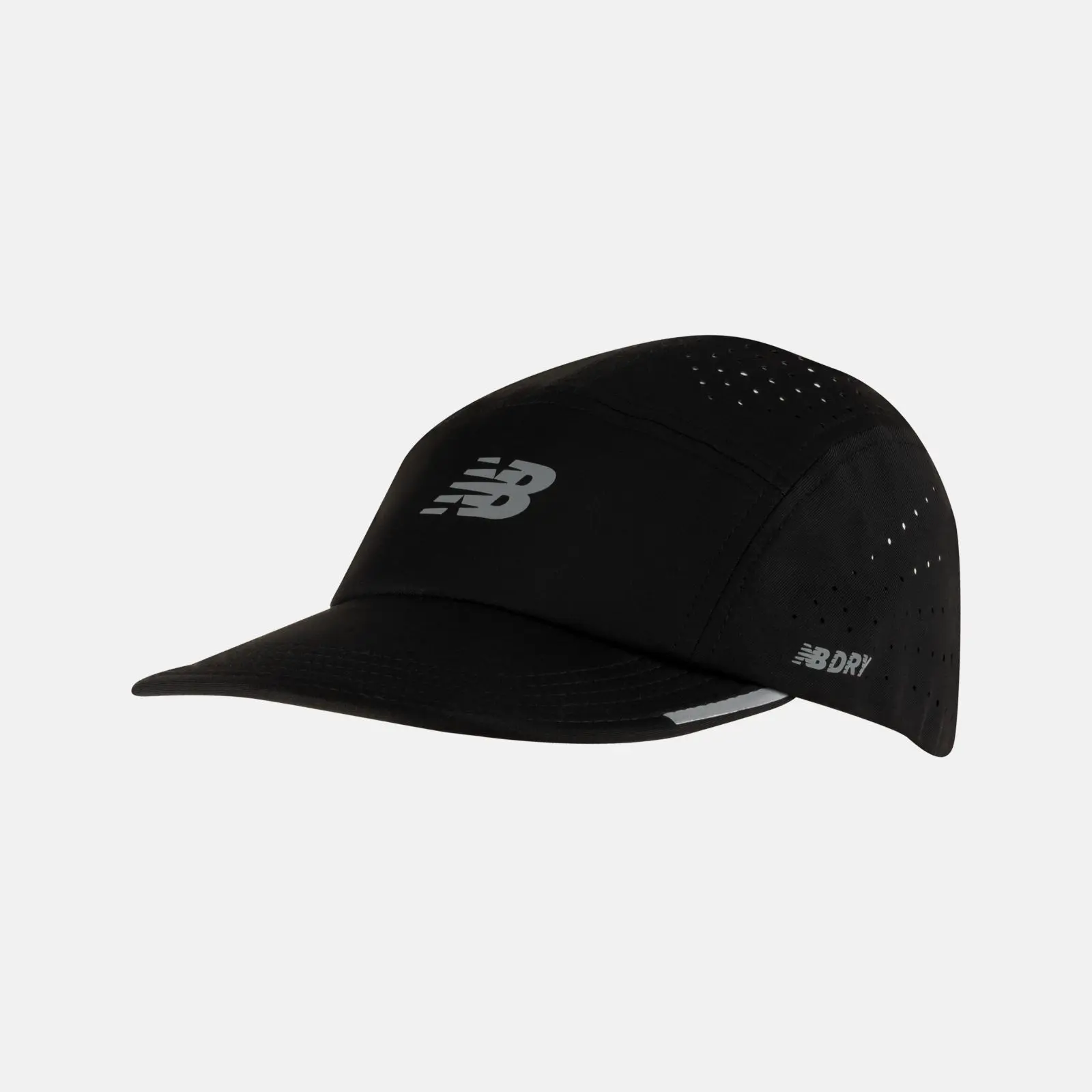 New Balance Gorra Running Stash LAH41001, Black, swatch
