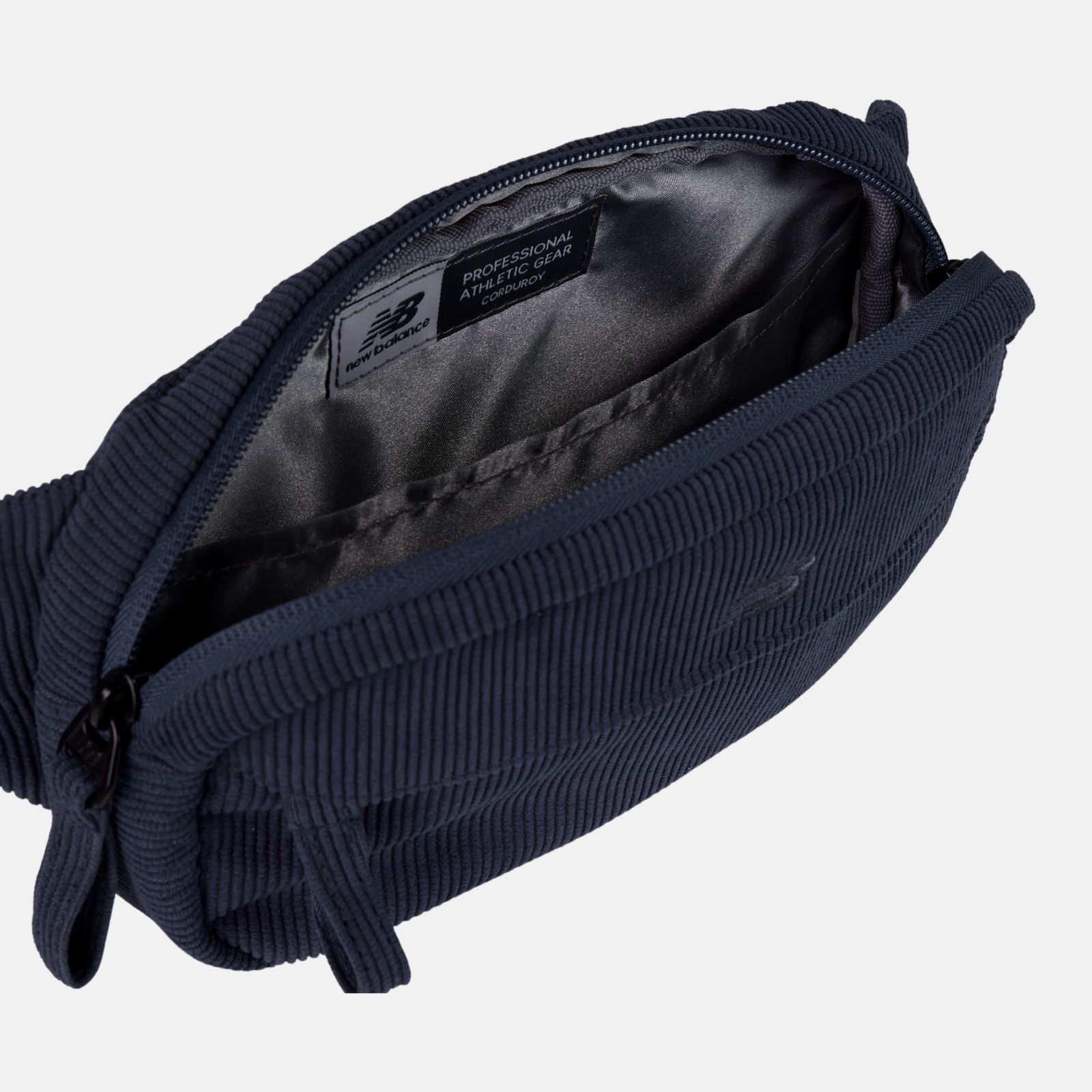 New Balance LAB23171NNY CORDUROY WAIST BAG, Navy, large