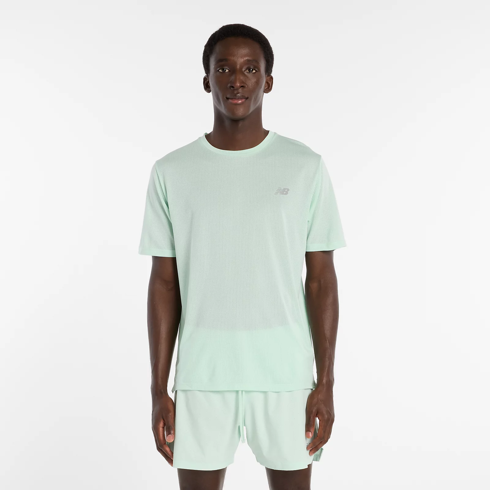 New Balance Remera Athletics T-Shirt MT41253, AQUA, swatch