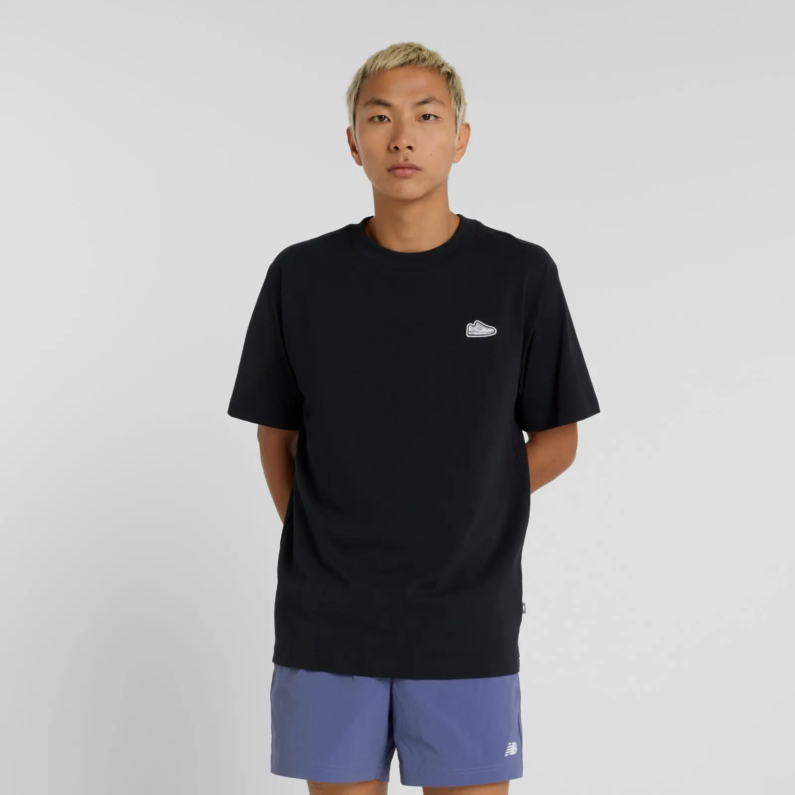 New Balance Remera Athletics 550 Patch T-Shirt MTA51964, Black, swatch