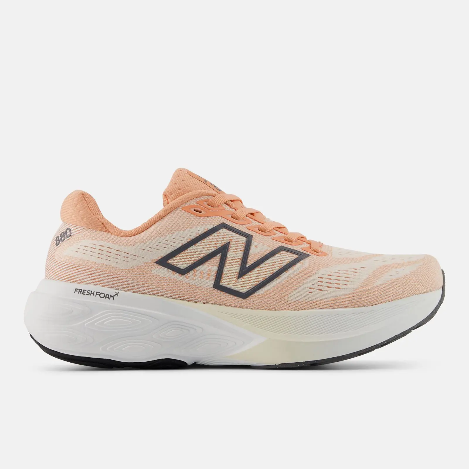 New Balance Fresh Foam X 880 v15, Peach Nectar/Permafrost/Black, swatch