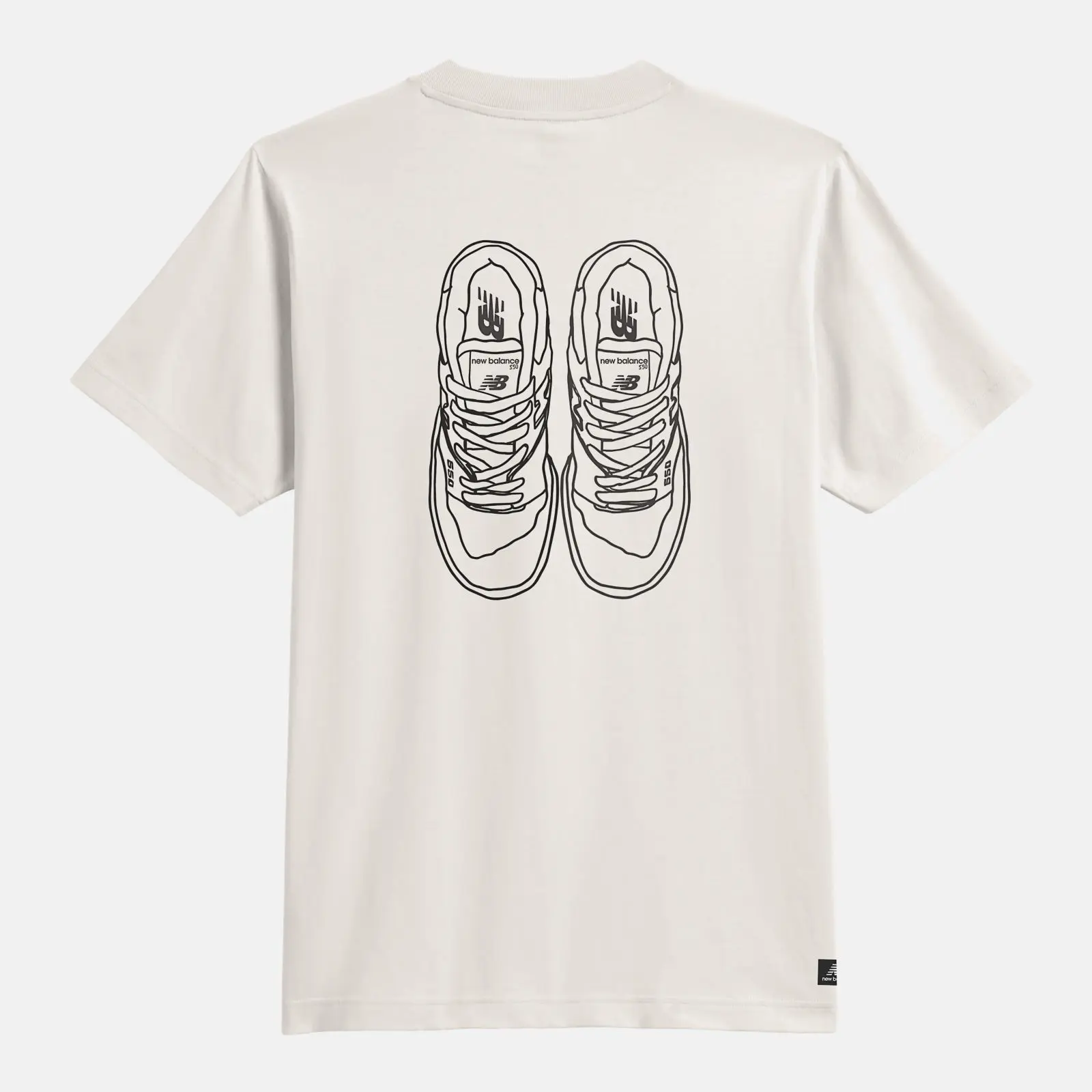 New Balance AMT31573SST QT 550 Sketch Grap, white, large