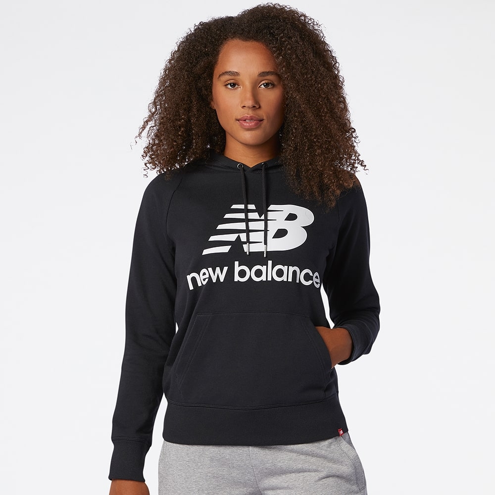 New Balance Buzo Essentials Pullover WT91523, Black, swatch