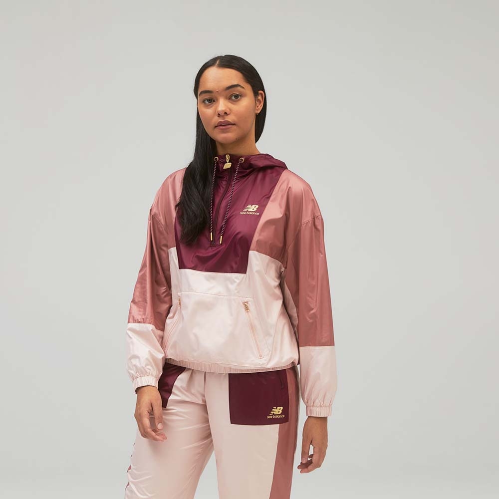 New Balance Campera Athletics Learning Windbreaker WJ13500, Pink, swatch