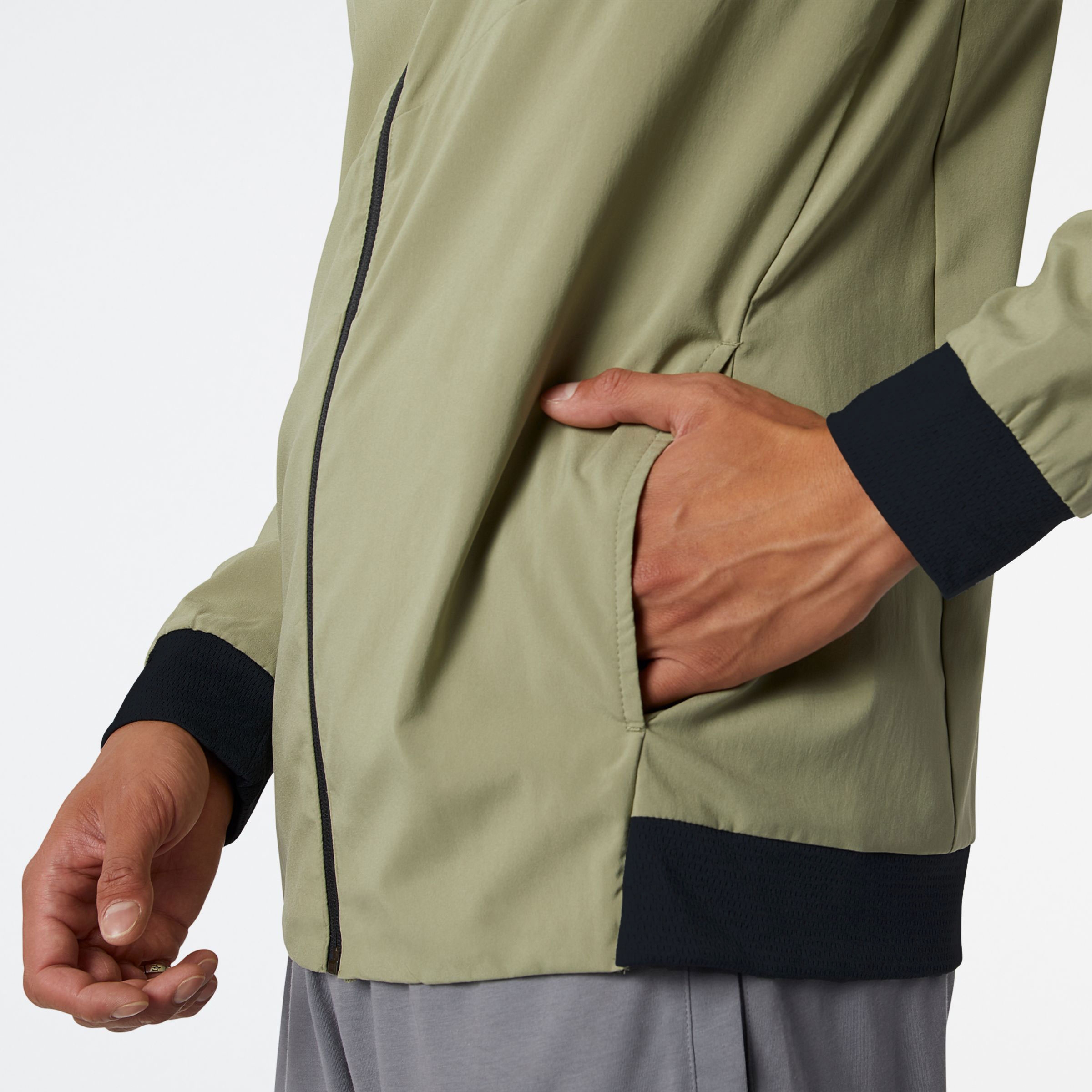 New Balance Campera Tenacity Stretch Woven Jacket MJ21010, , large