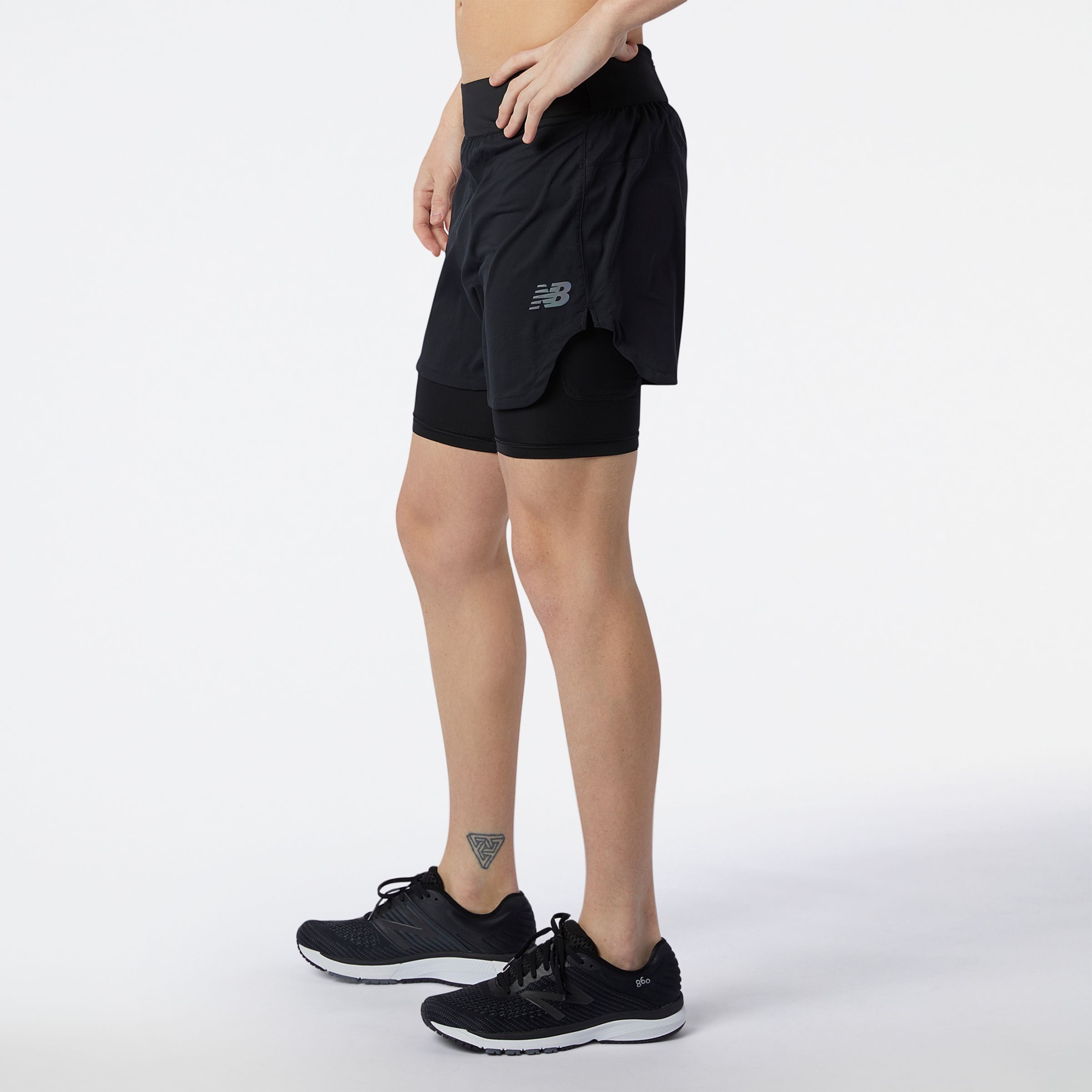 New Balance MS11279BK Q Speed Fuel 2 in 1 , Black, large