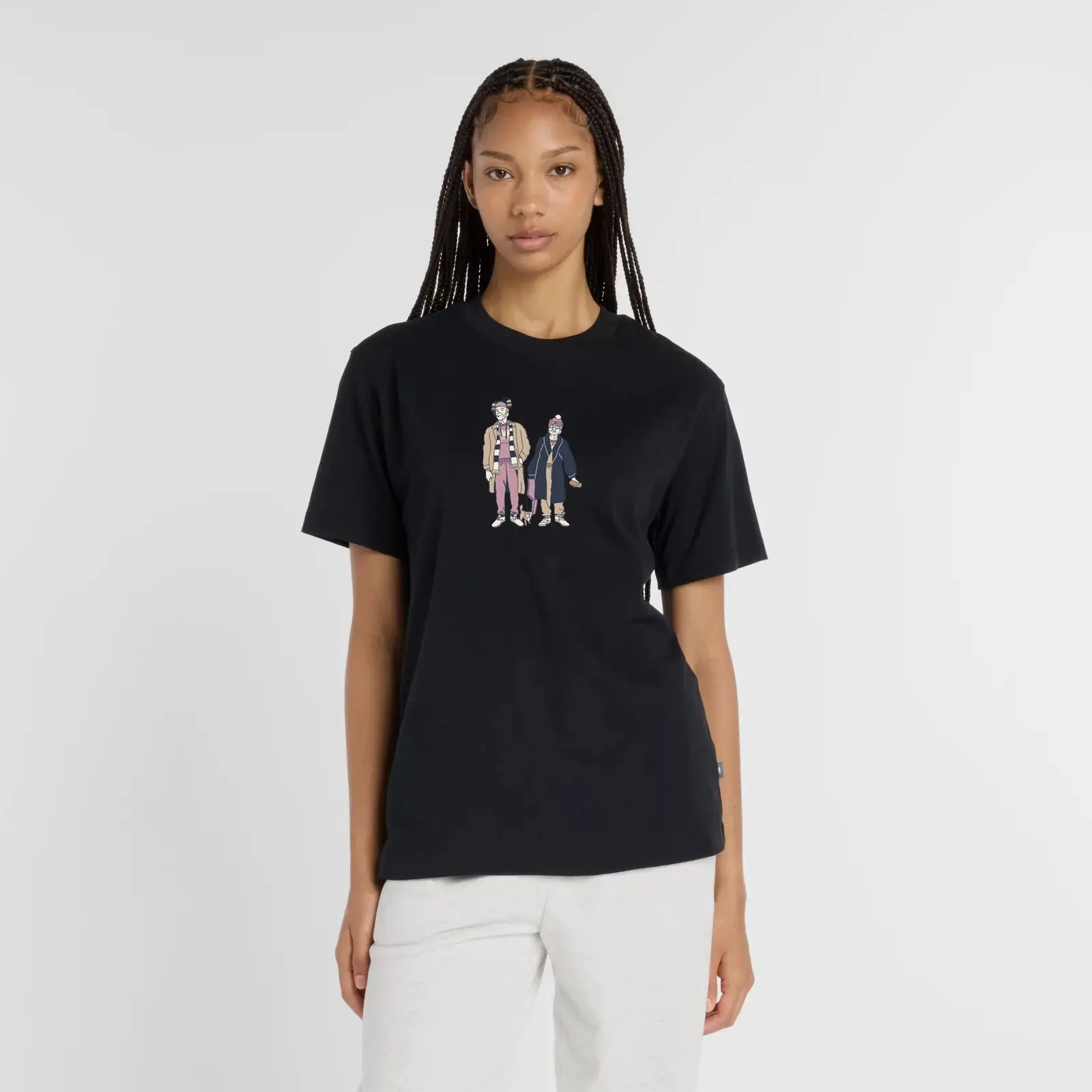 New Balance Remera Athletics Never Age T-Shirt WTA53926, Black, swatch