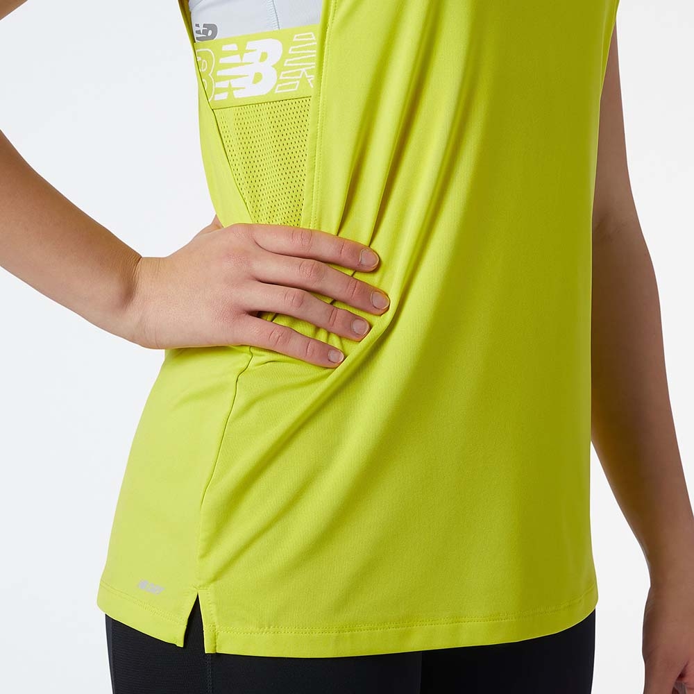 New Balance Musculosa Relentless Sweat WT13169, Lima, large