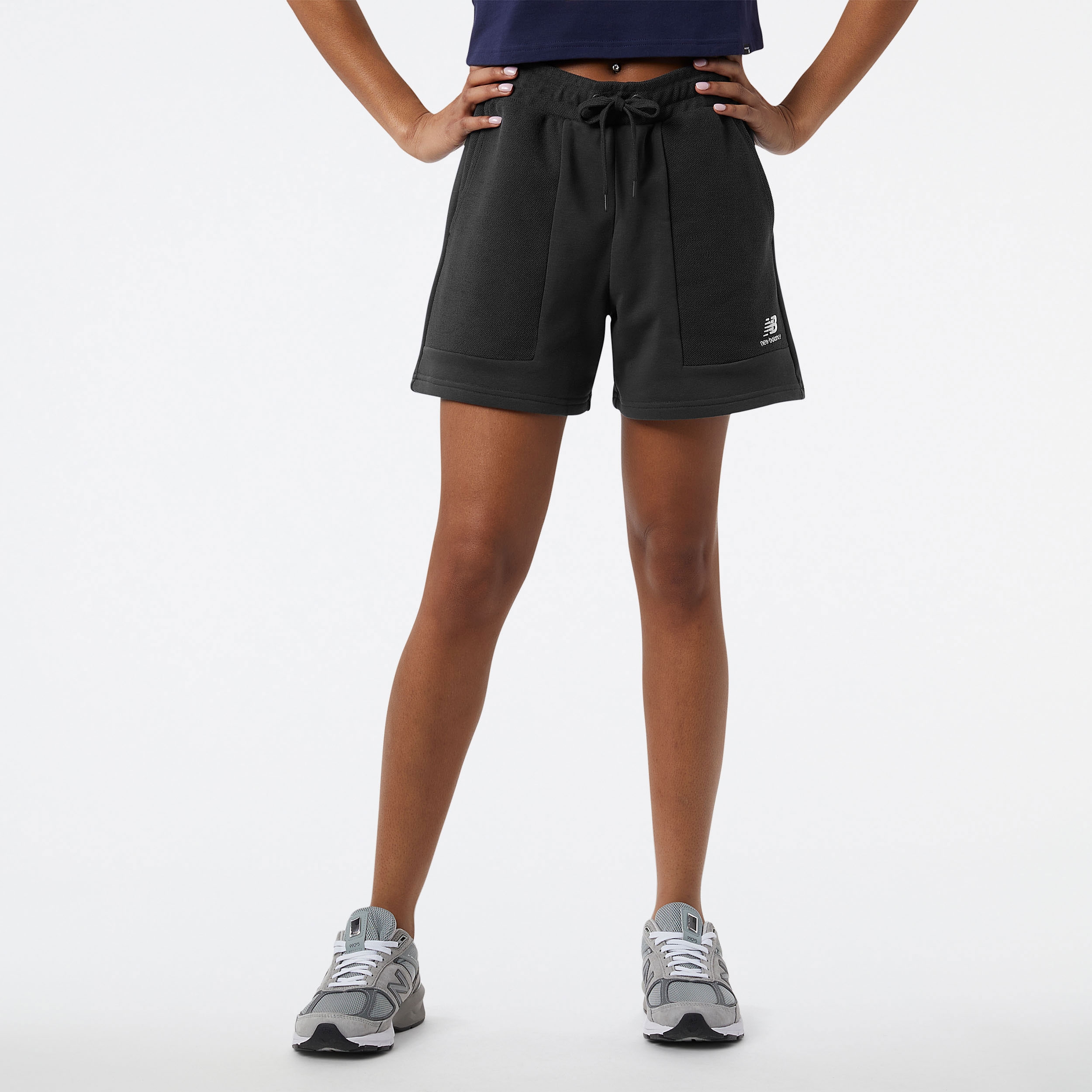 New Balance WS23500BK  NB Athletics Short, Black, large