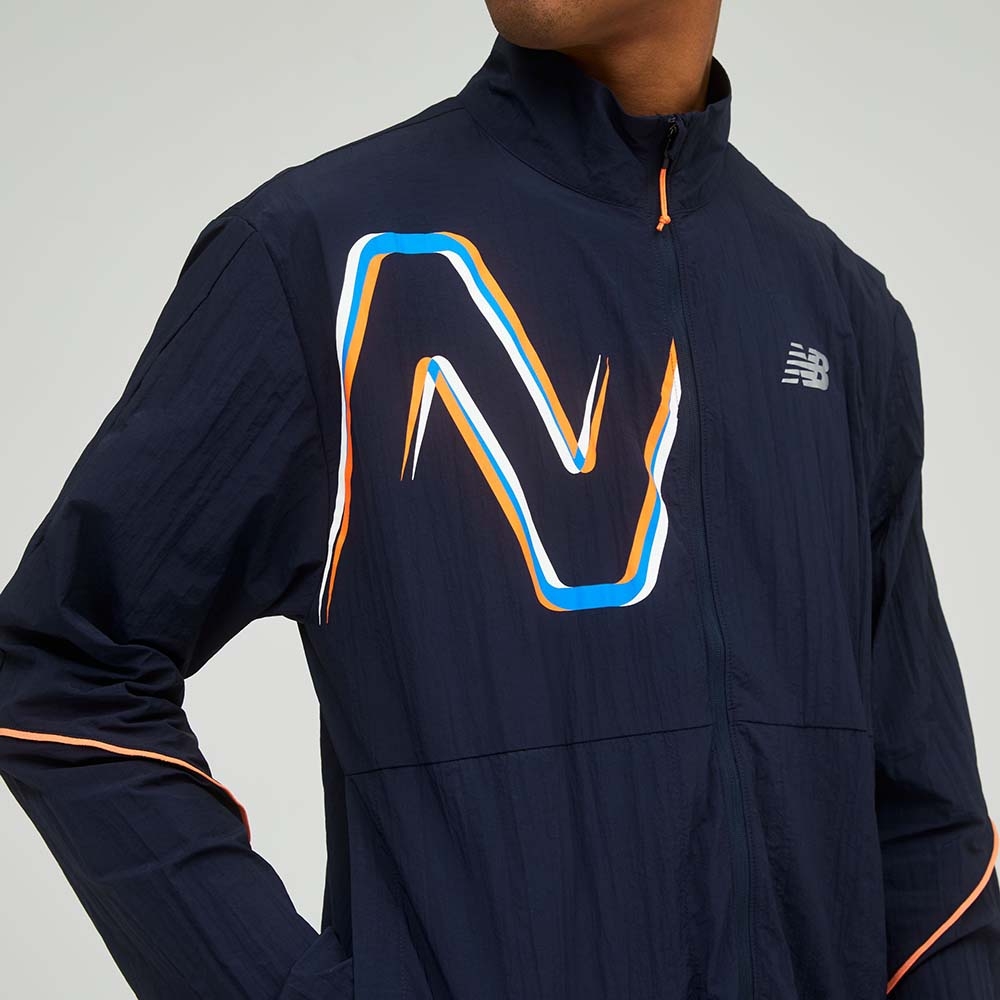New Balance MJ21265ECL Printed Impact Run , Navy, large