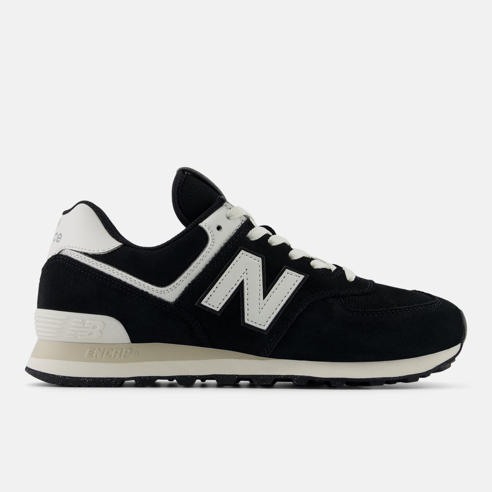 New Balance 574, black, swatch
