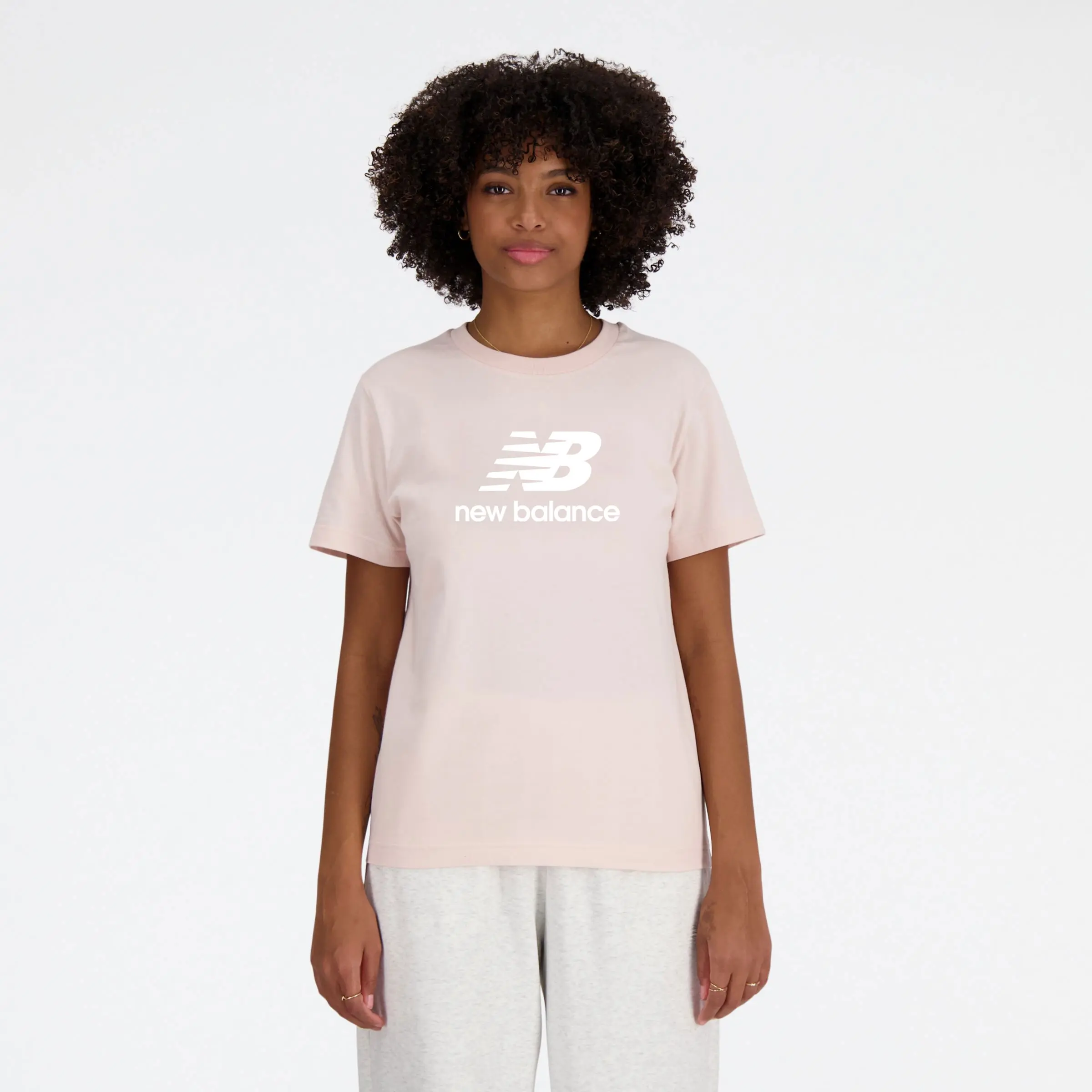 New Balance Remera Sport Essentials Jersey Logo WTA41502, light/pink, swatch