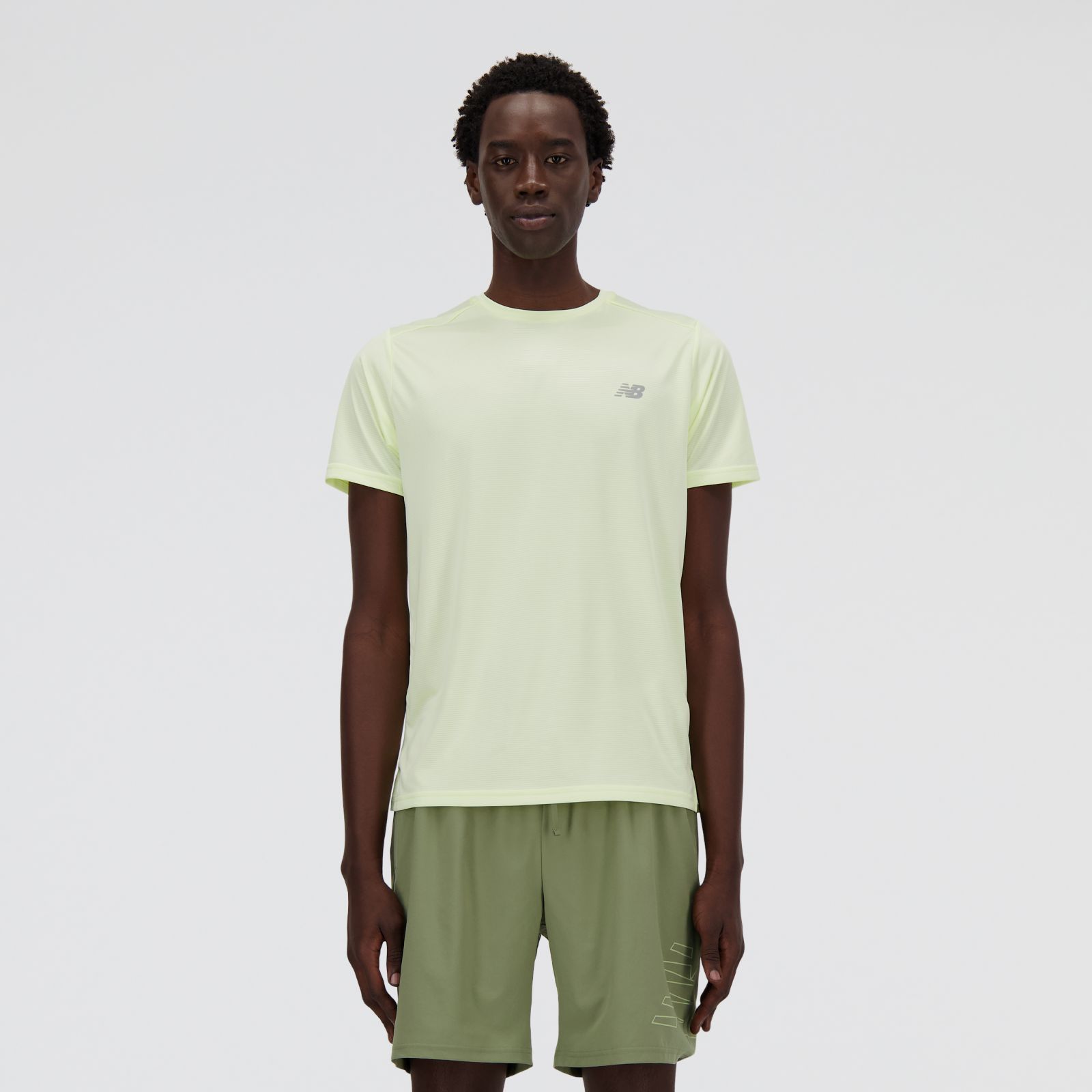 New Balance Remera Sport Essentials T-Shirt MT41222, Limelight, swatch