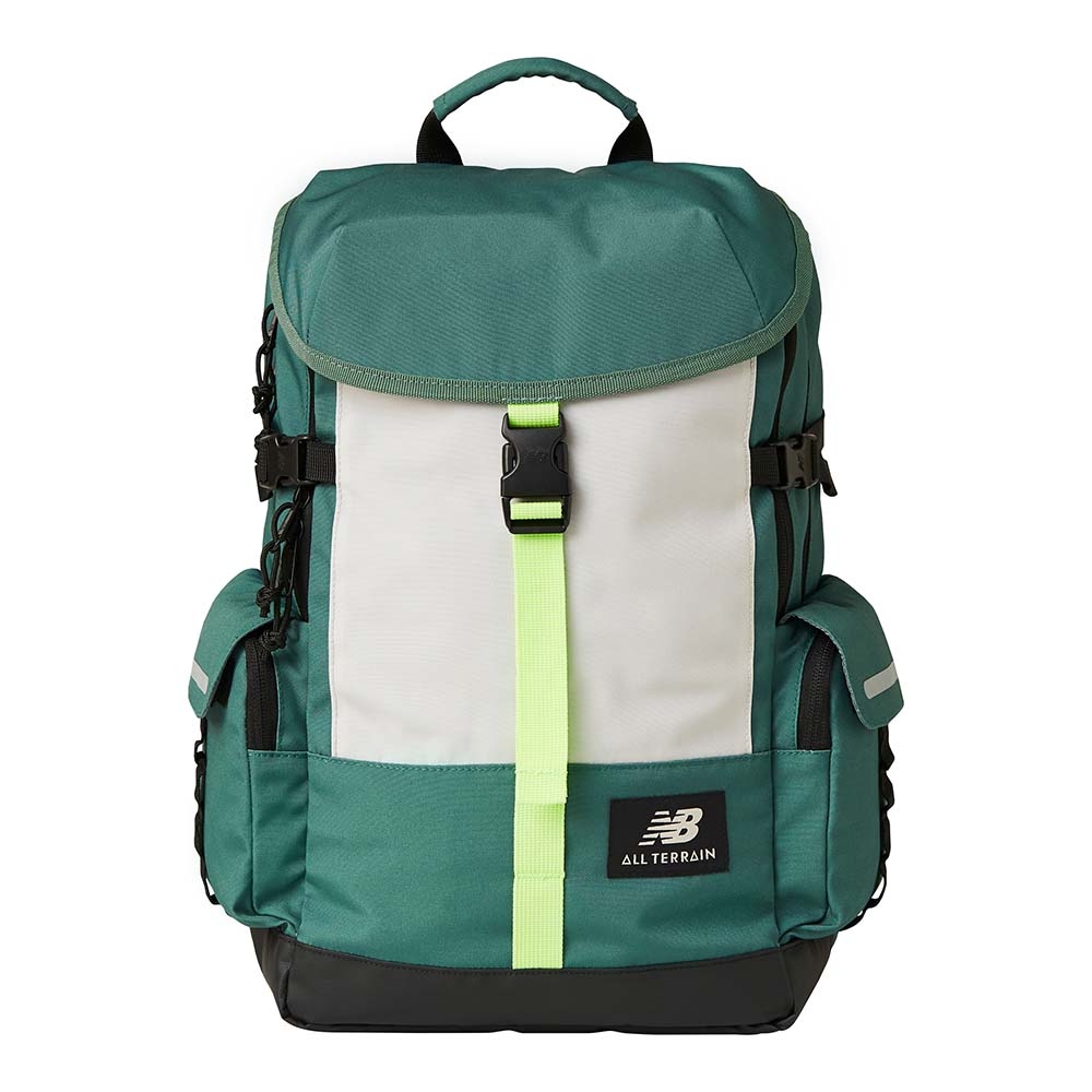 New Balance LAB23022PXG FLAP BACKPACK, Green, large