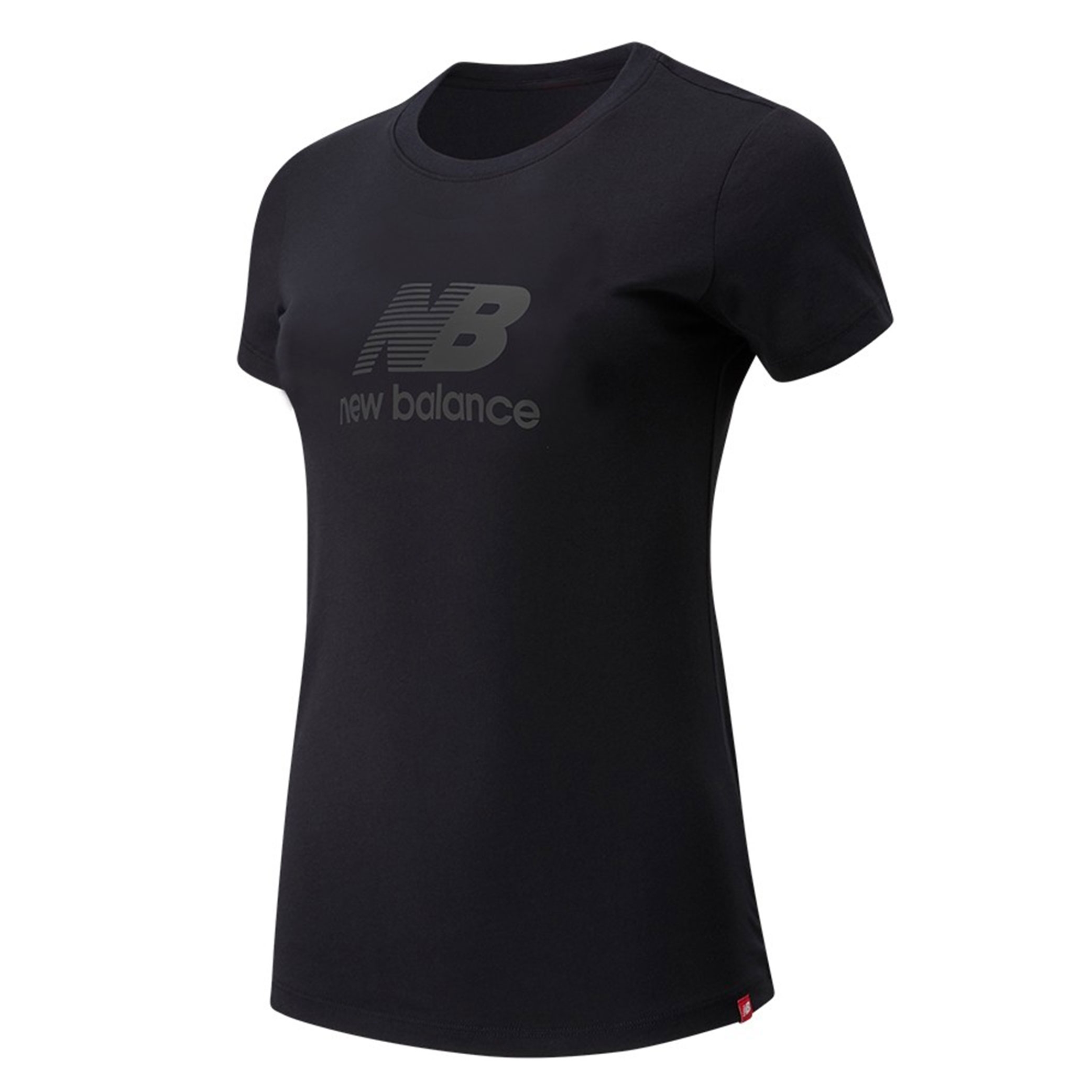 New Balance Remera Icon Run Graphic Tee WTA0047, Black, large
