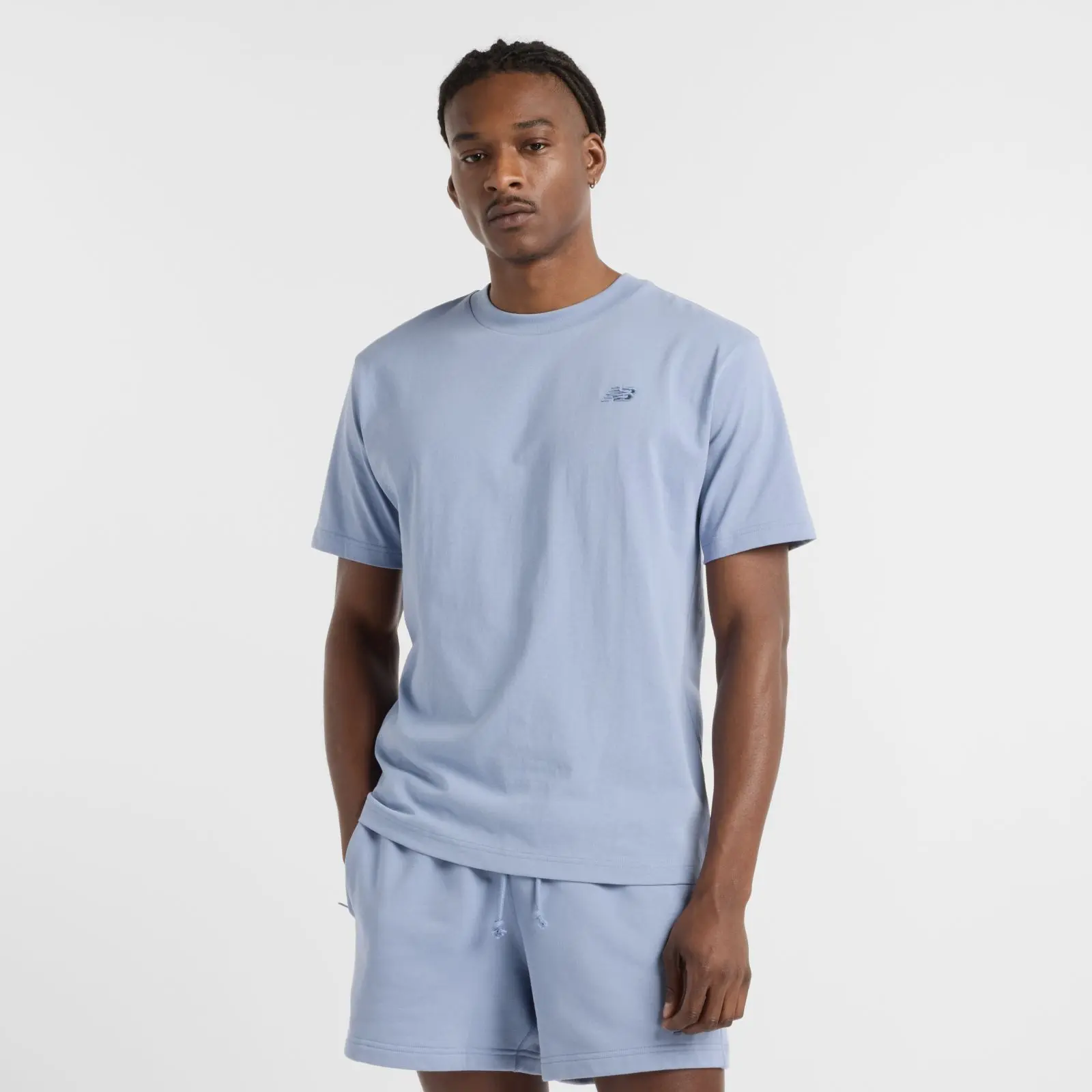 New Balance Remera Athletics Cotton T-Shirt MTA41533, Dusk shower, swatch