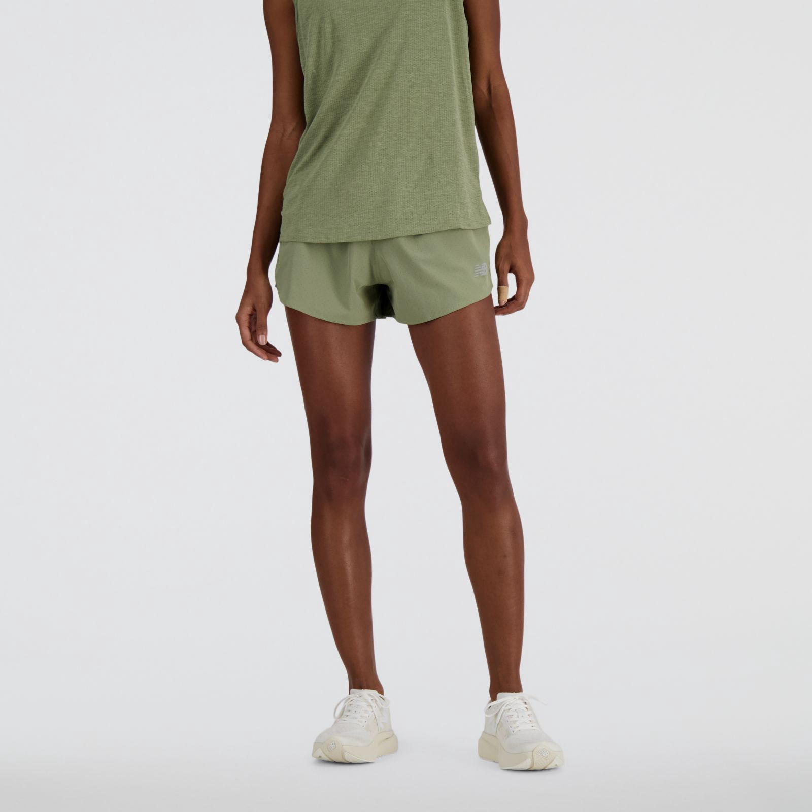 New Balance RC Short 3" WS41286, Dark olivine, swatch