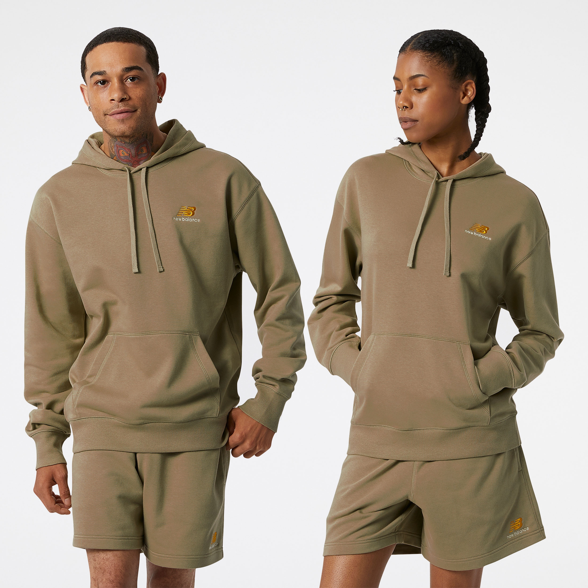 New Balance Buzo Uni-ssentials French Terry UT21500, Brown, swatch