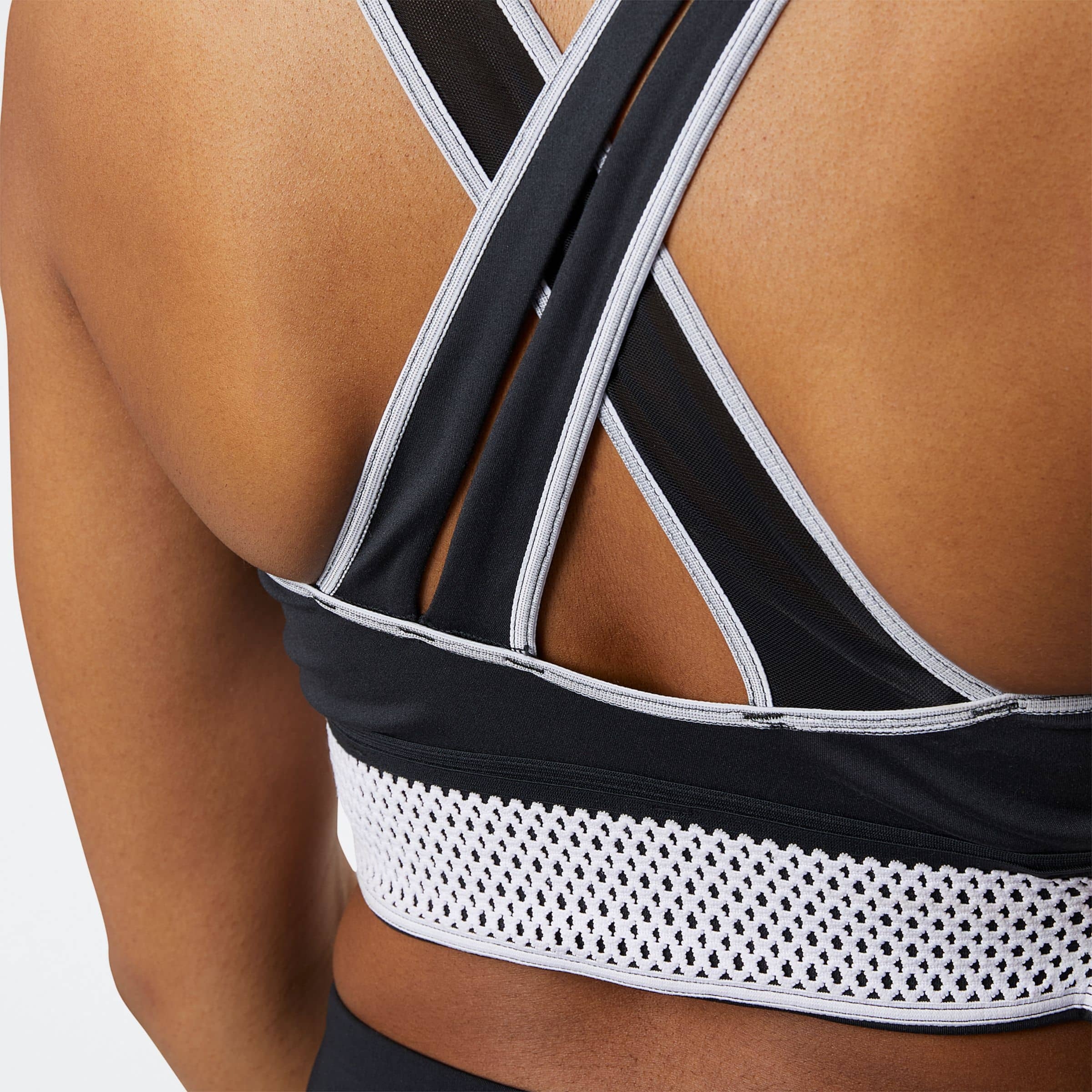 New Balance WB21288BK Q Speed Bra Top, Black, large