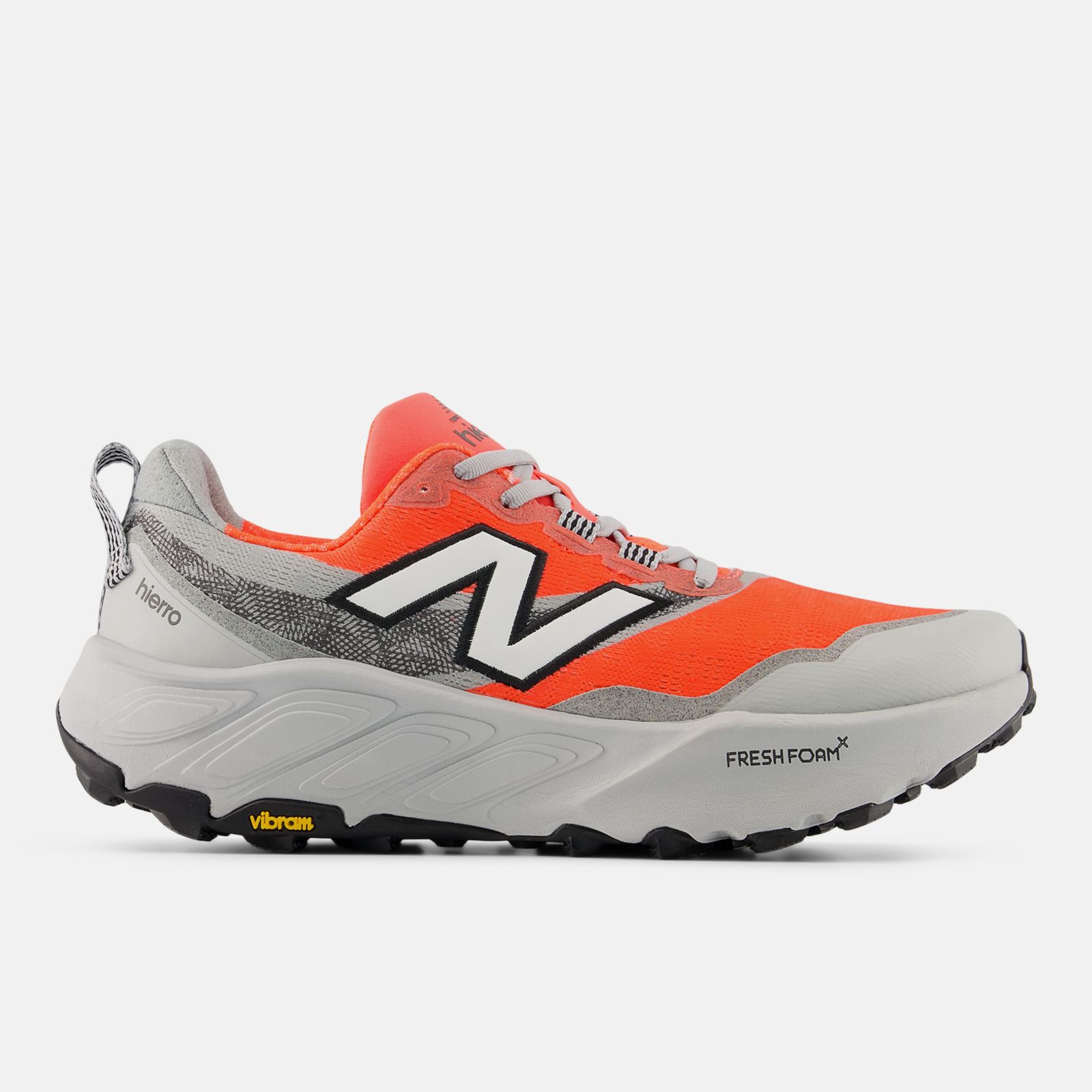 New Balance Fresh Foam X Hierro v9, Urgent Red/Reflection/Raincloud, swatch