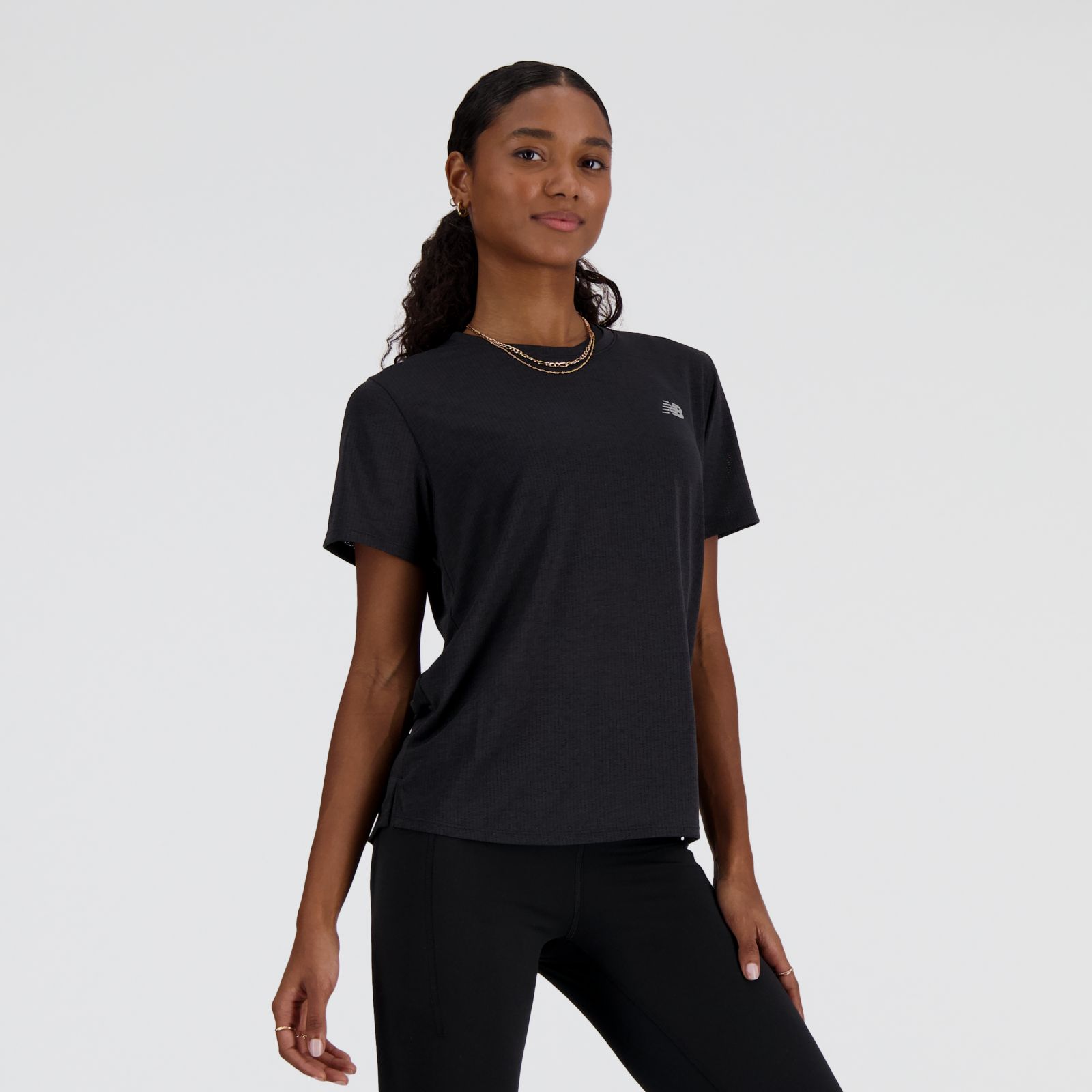 New Balance Remera Athletics T-Shirt WT41253, Black, swatch