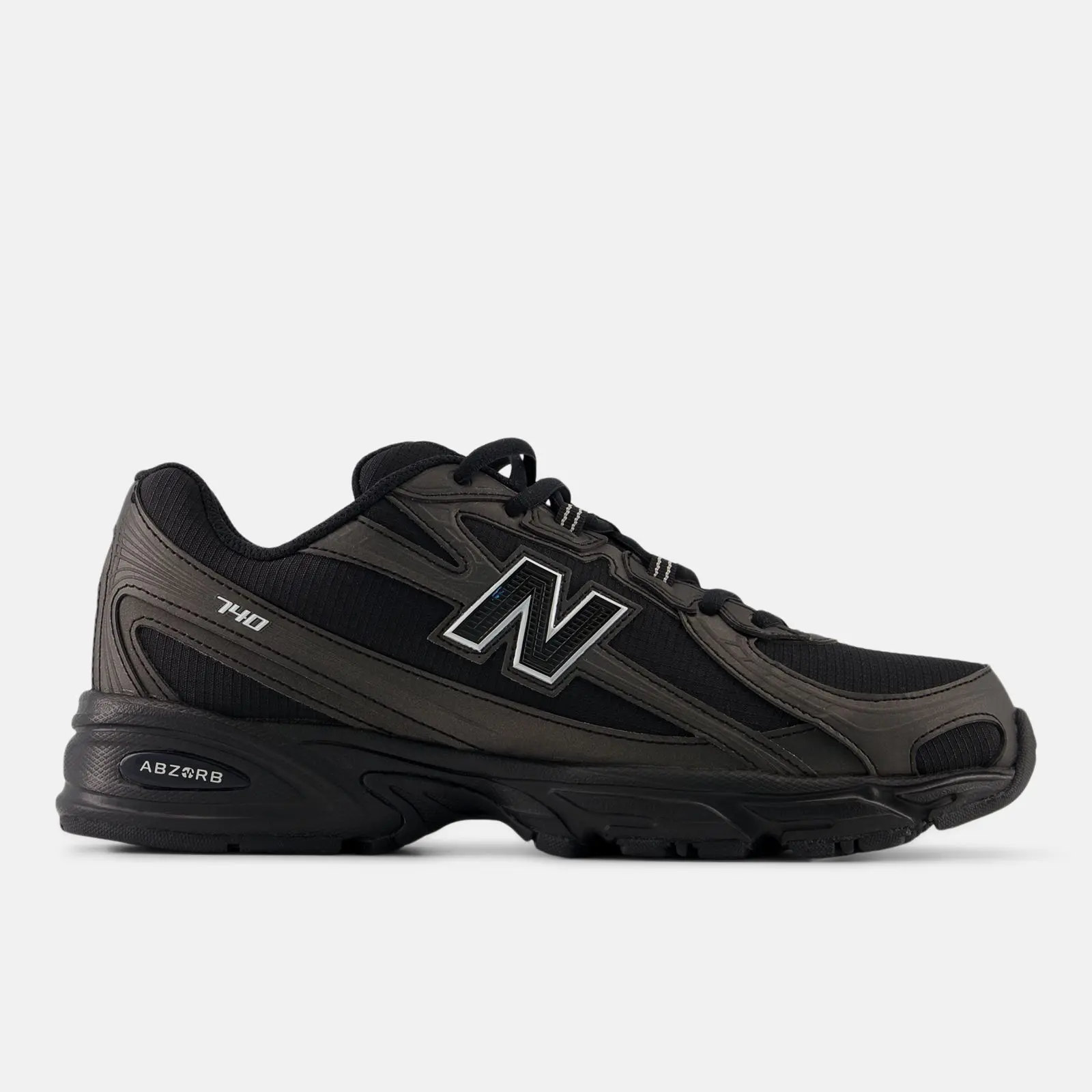 New Balance 740, Black/Silver Metallic, swatch