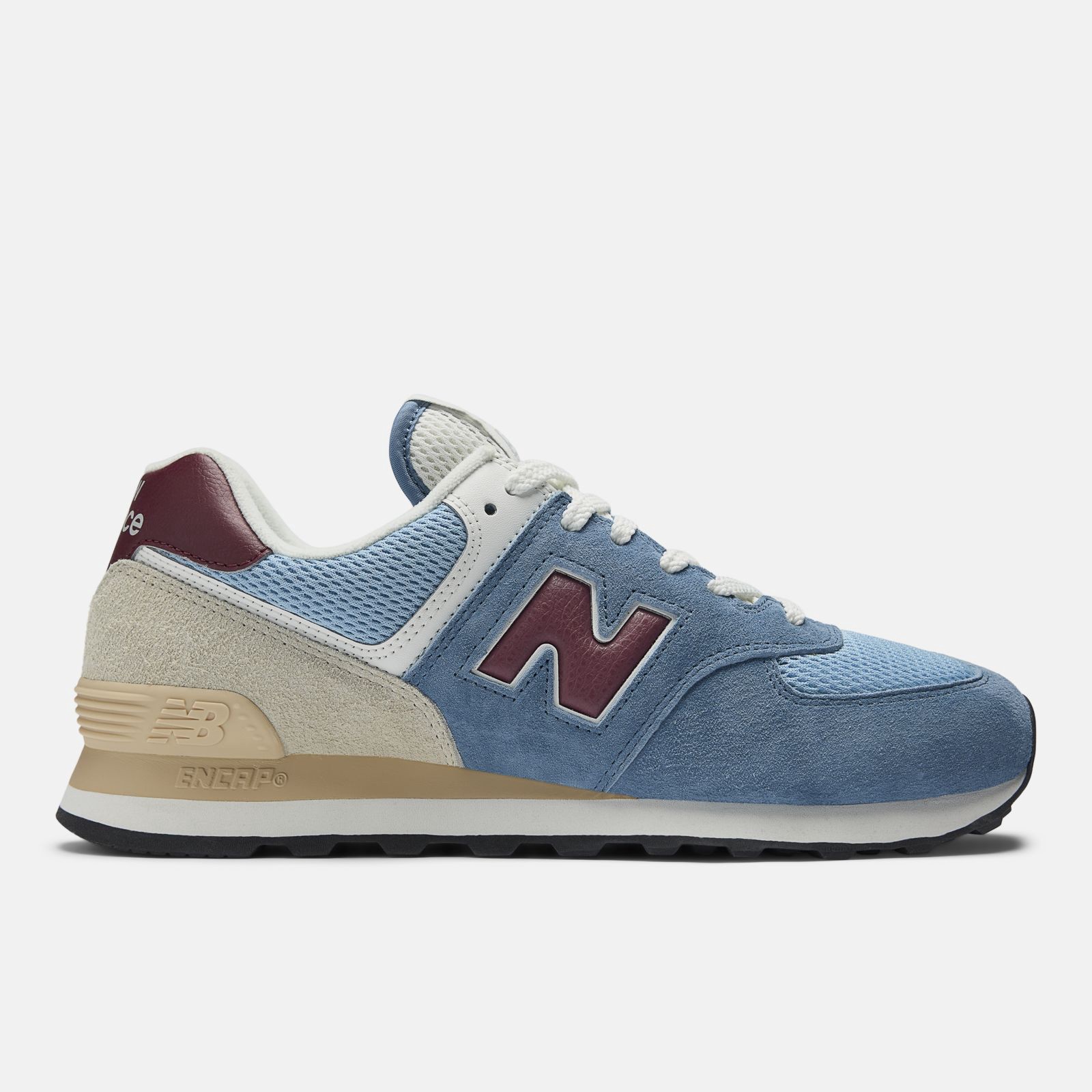 New Balance 574, Blue/sea salt, swatch