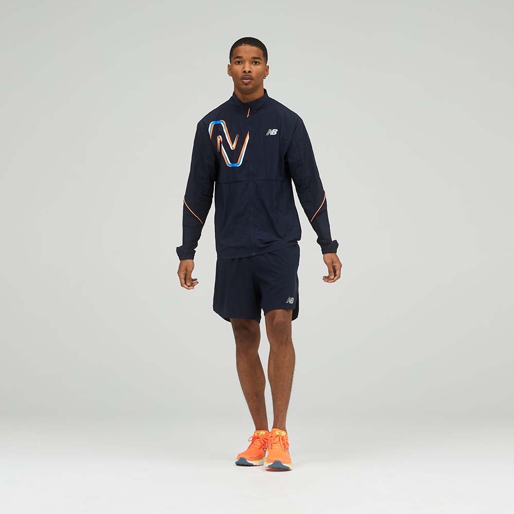 New Balance MJ21265ECL Printed Impact Run , Navy, large