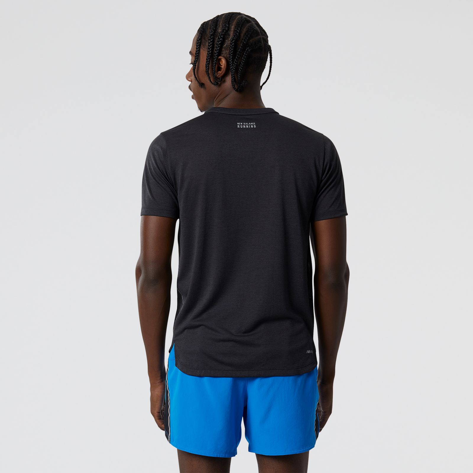 New Balance MT21262BK Impact Run Short Sle, Black, large
