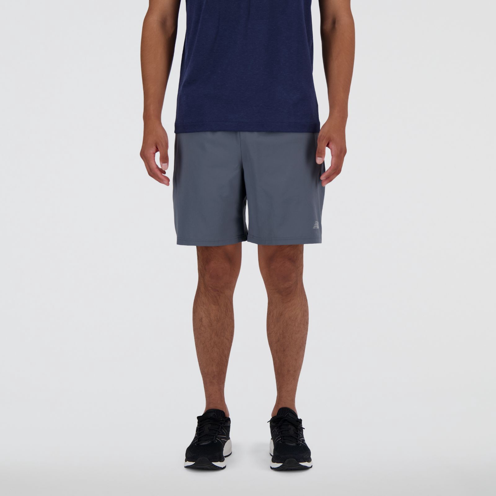 New Balance Short Sport Essentials 7" MS41232, graphite, swatch