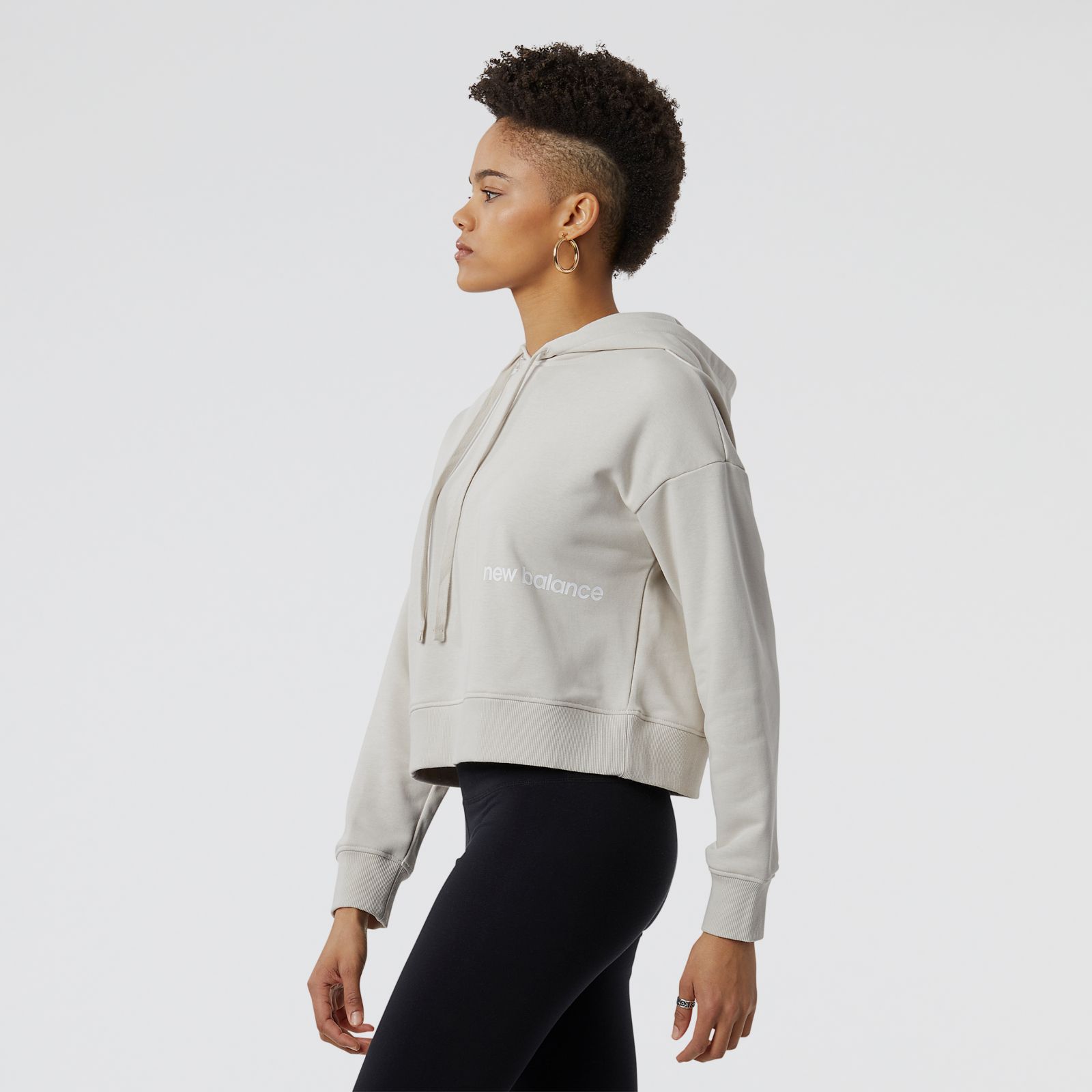 New Balance WT23512MBM  NB Essentials Hood, Beige, large