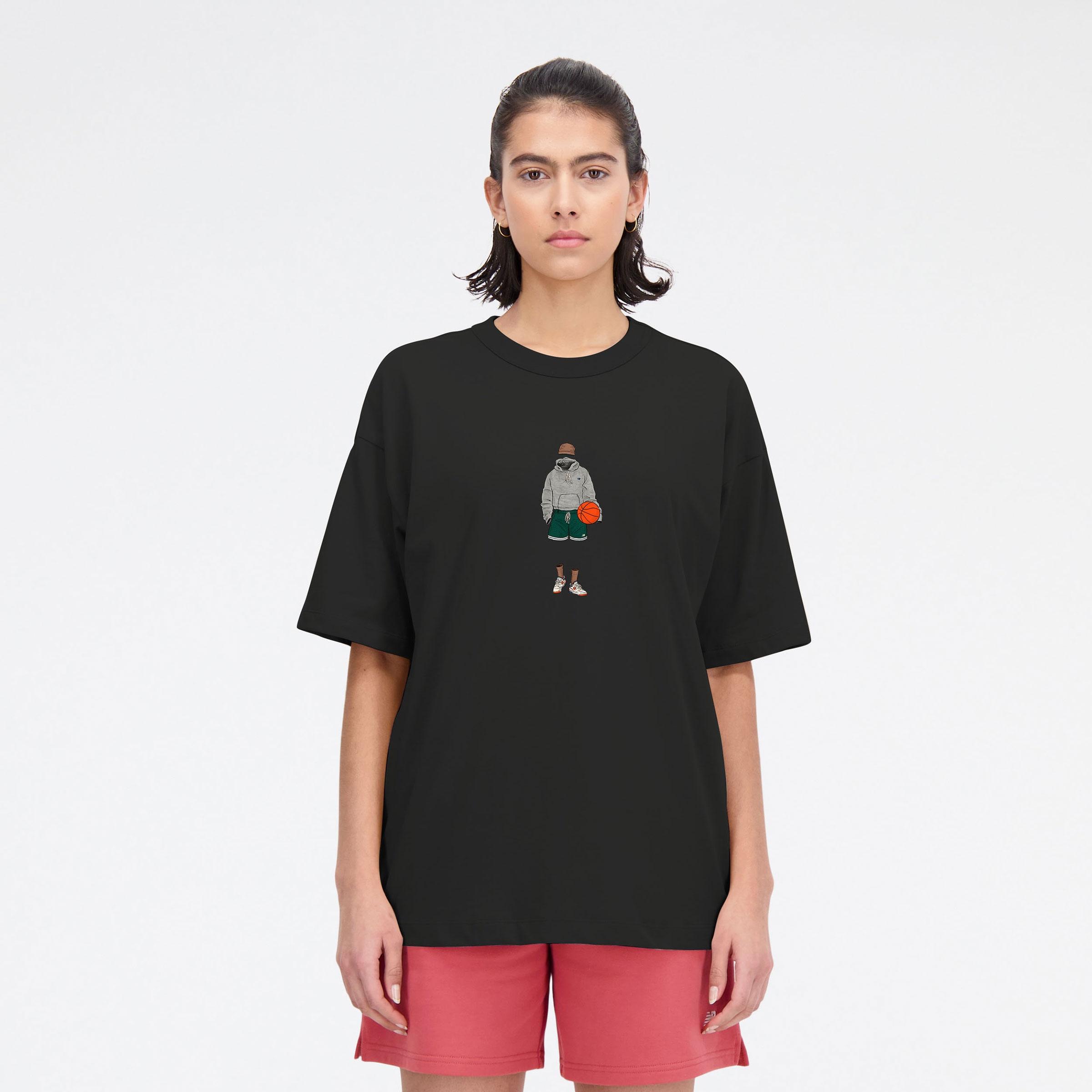 New Balance Remera Athletics Tennis Style WTA41578, Black, swatch