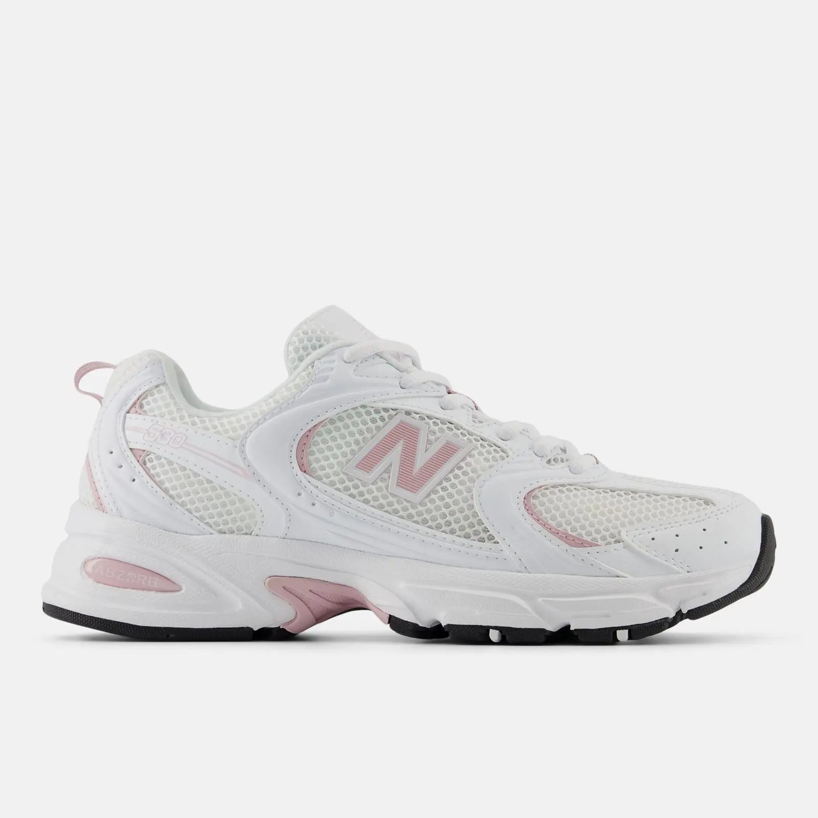 New Balance 530, White/Pink, swatch