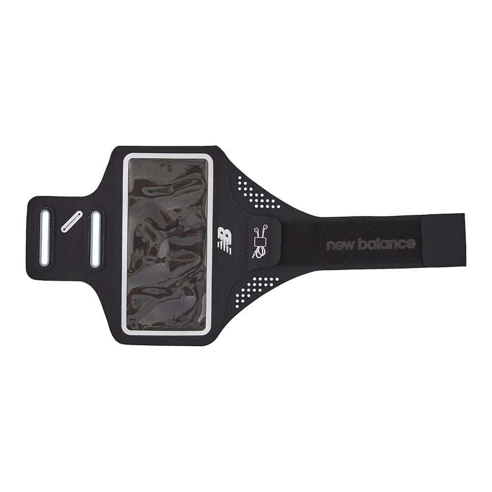 New Balance Brazalete Running Phone Pouch LAB13137, Black, swatch