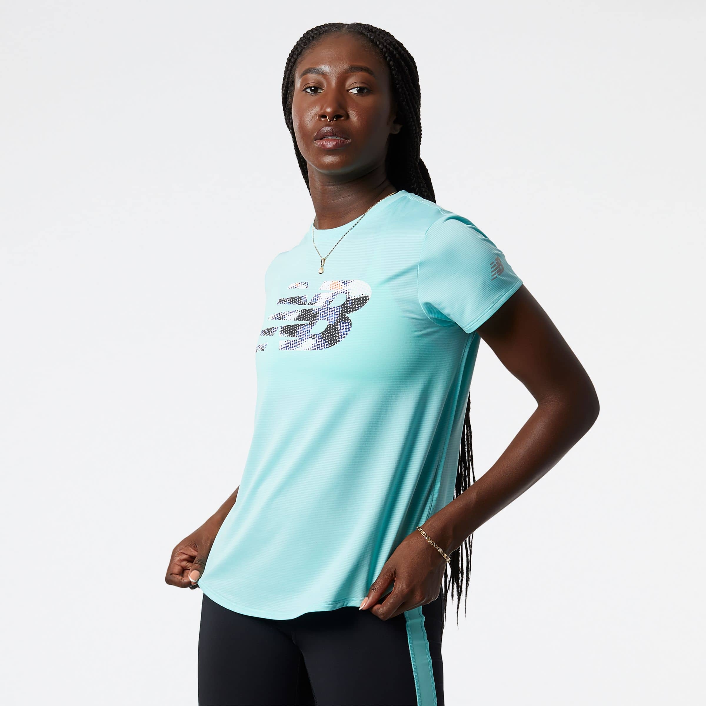 New Balance Graphic Accelerate WT21226, Acqua, swatch