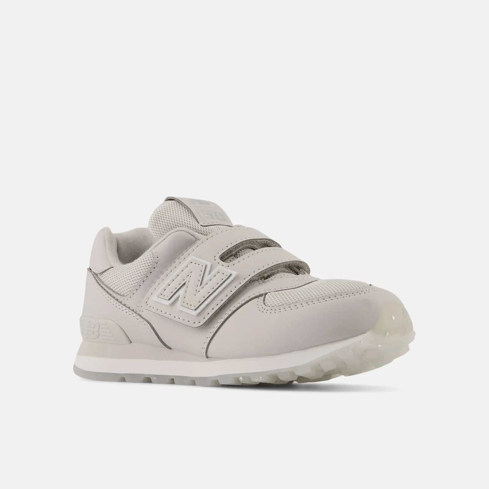New Balance 574 Hook & Loop Pregrade, Light Grey, swatch